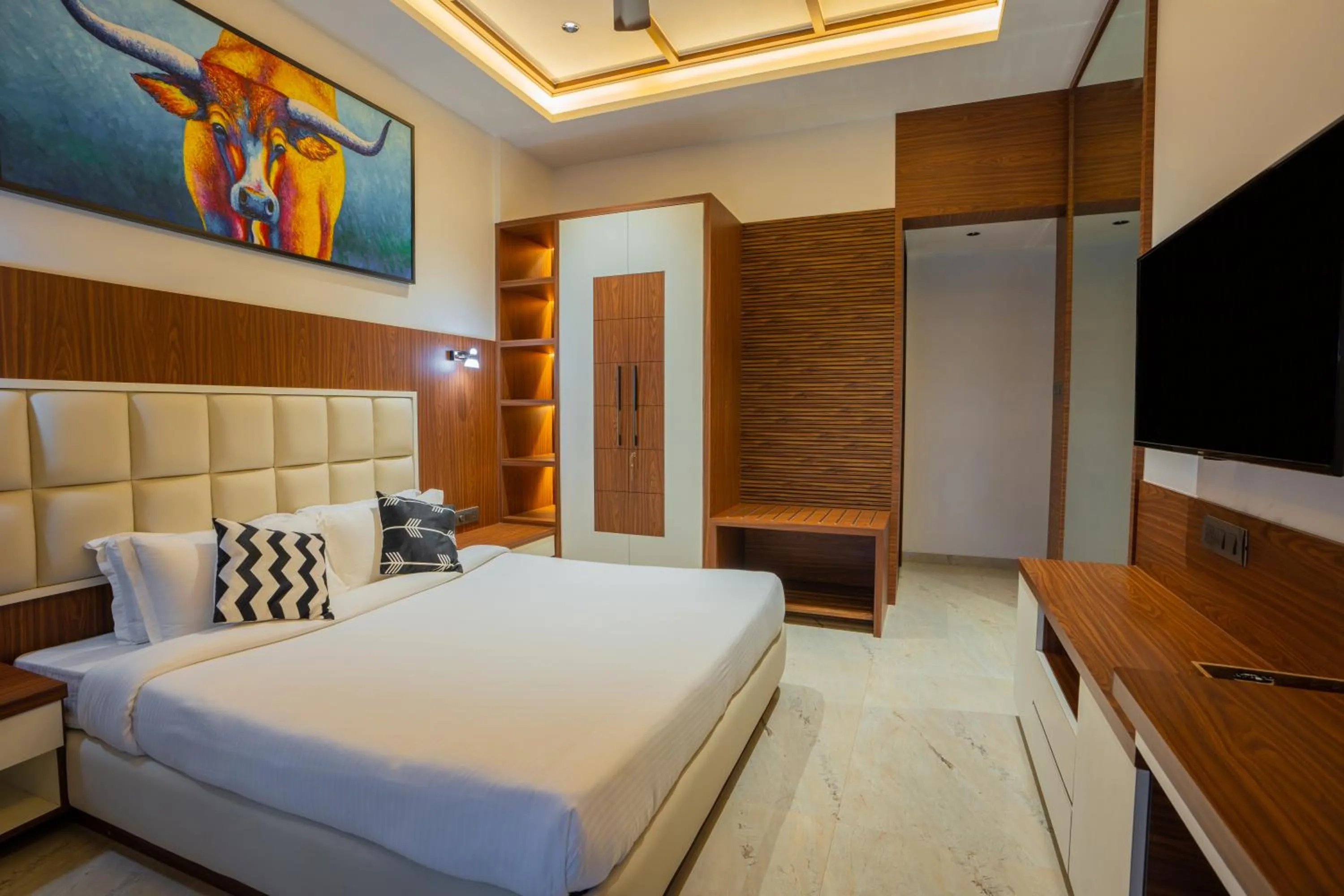Bed in Energise Soul Retreat By ELIVAAS, Trimbakeshwar Nashik