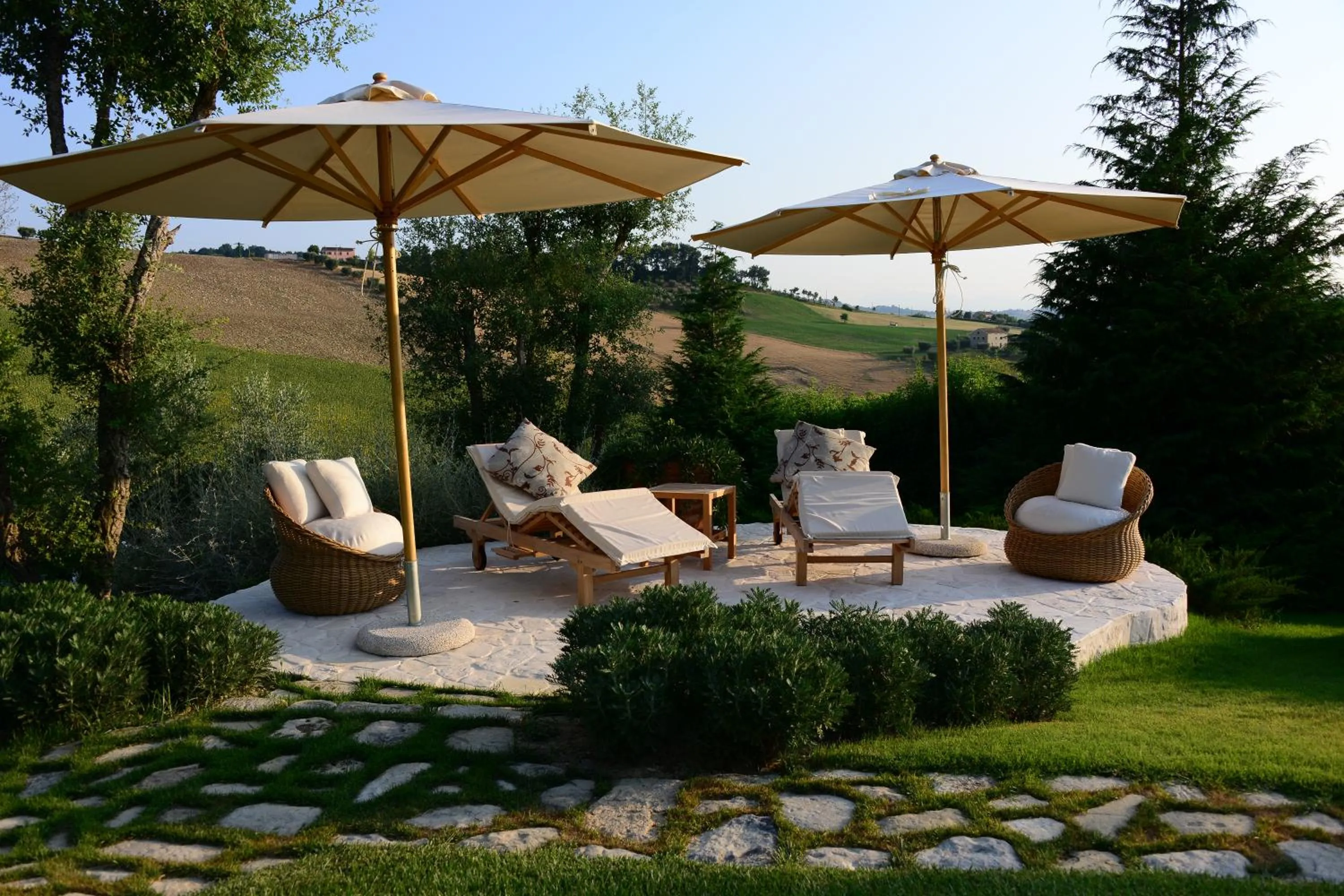 Pool view in Monterosato Country House
