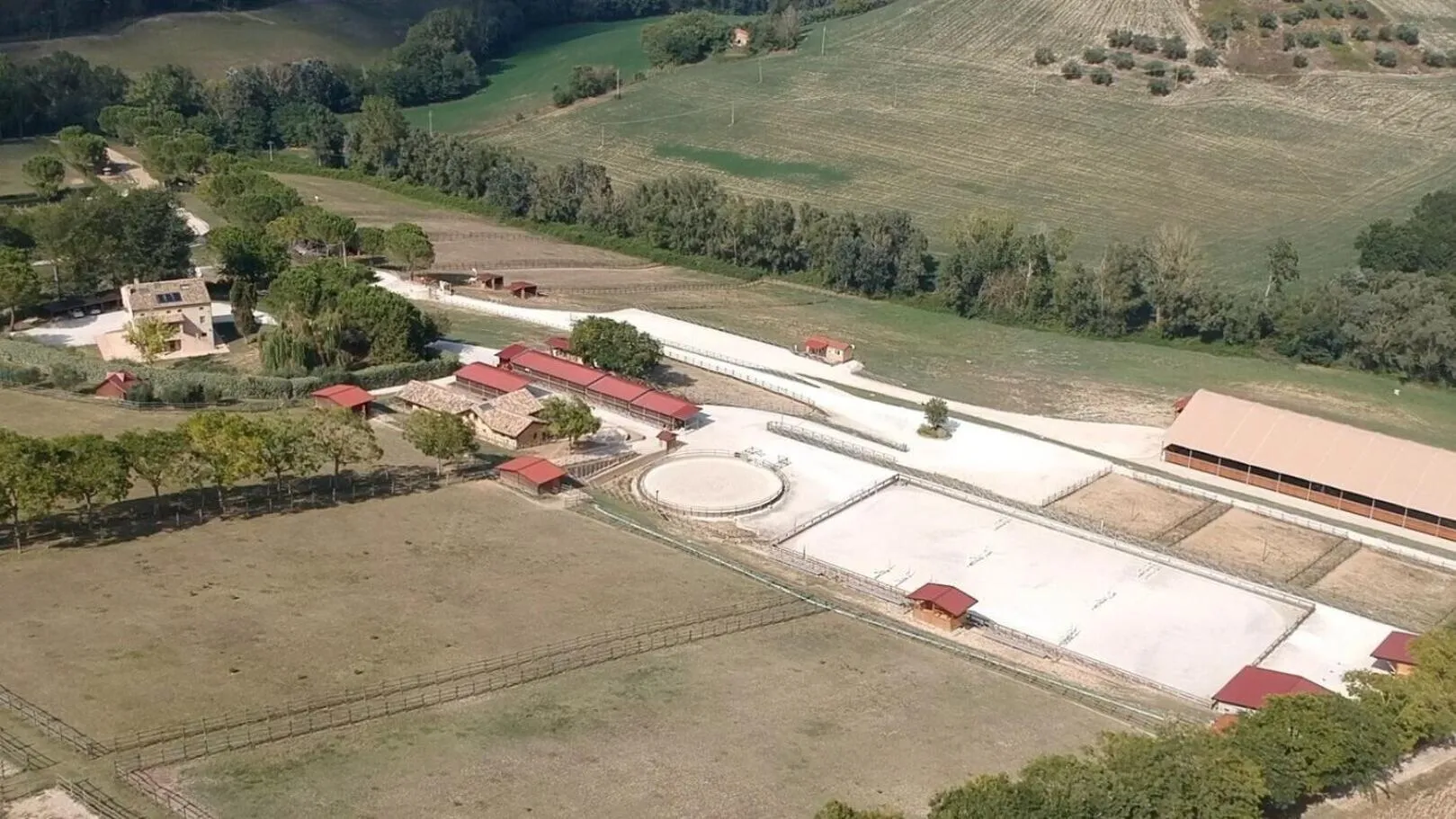 Bird's eye view in Monterosato Country House