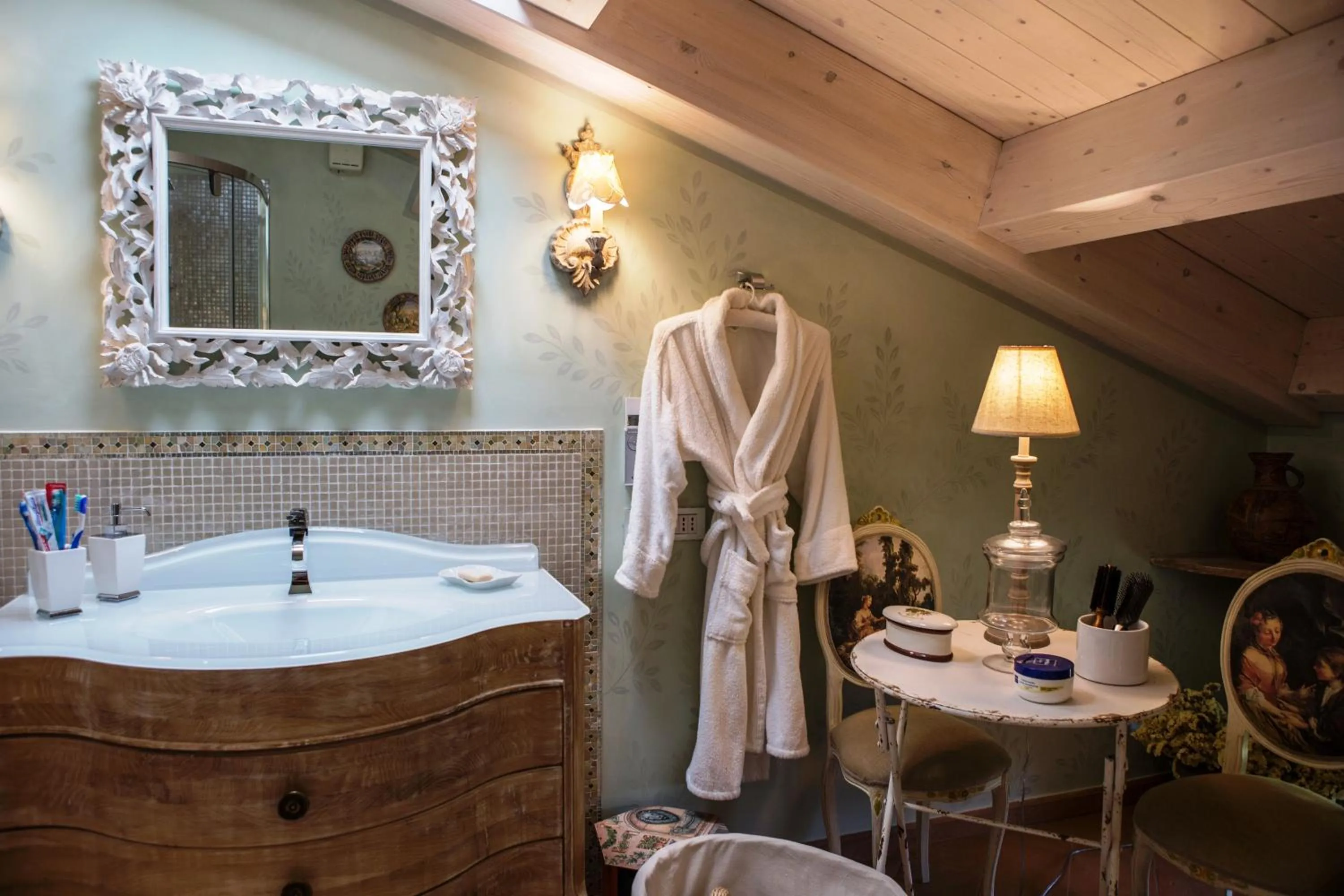 Bathroom in Monterosato Country House