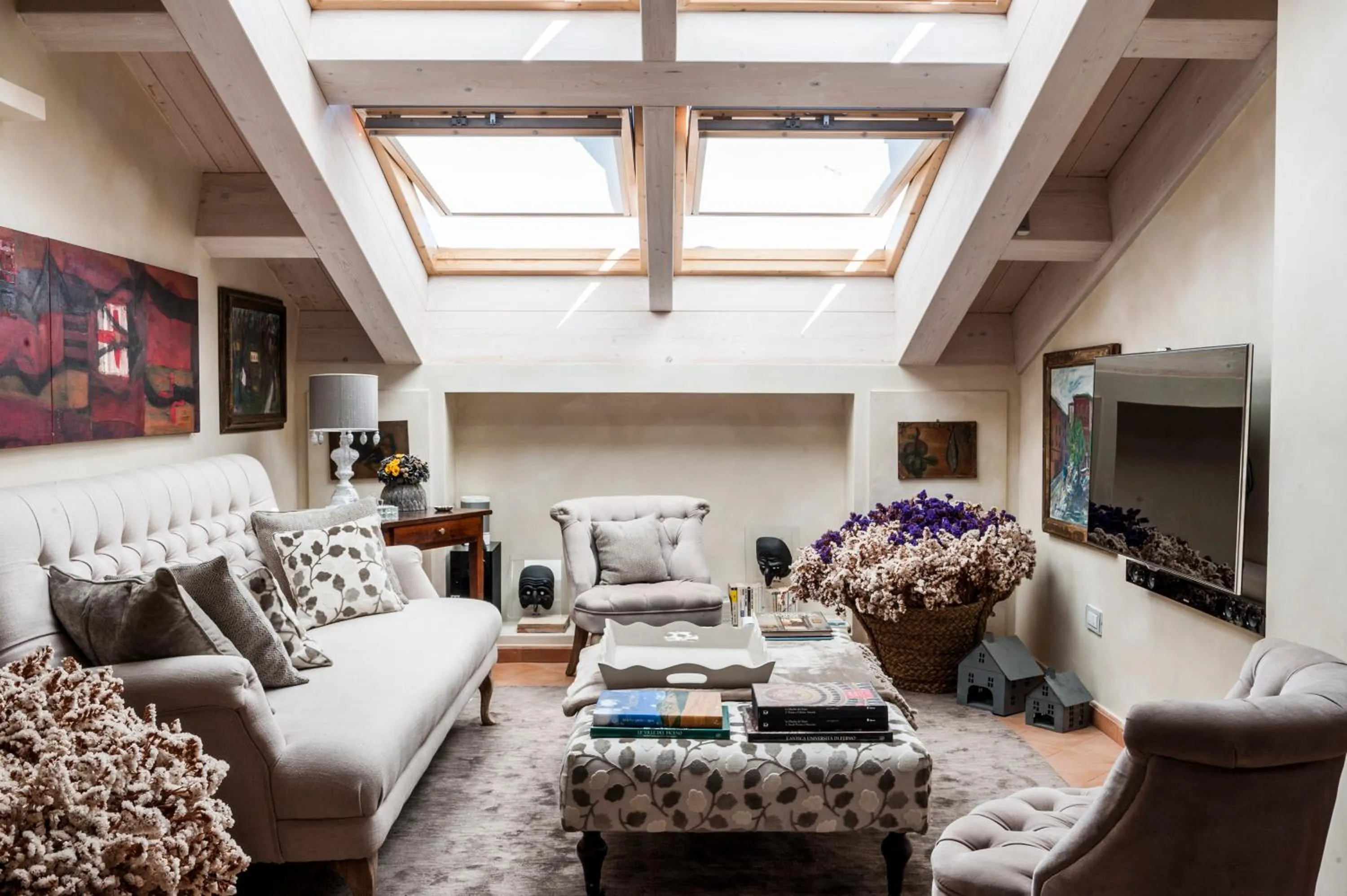Seating area in Monterosato Country House