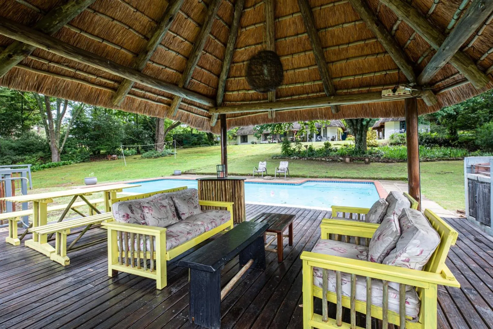 Pool view in Waterford Manor