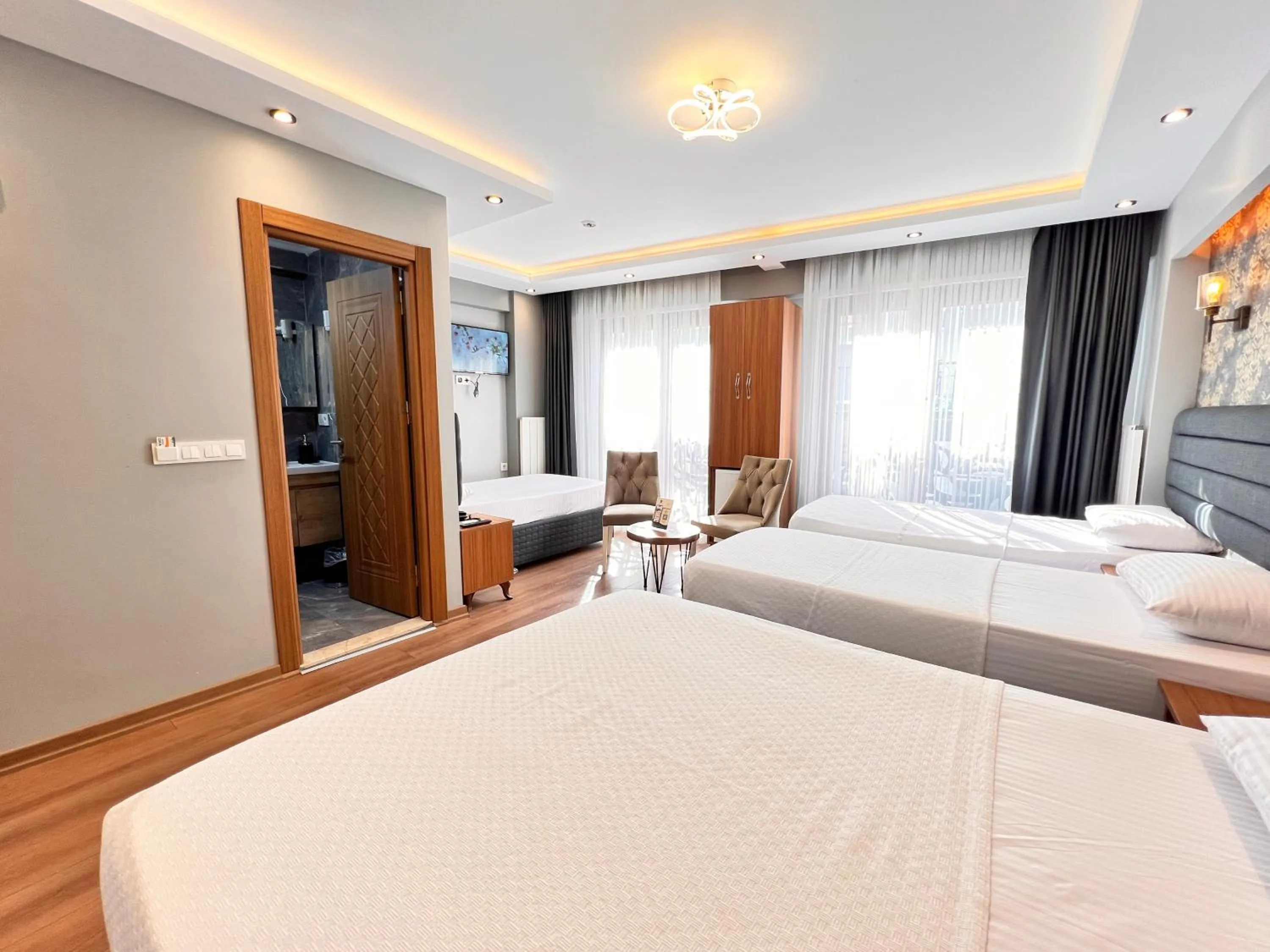 Bed in Mamma Marya Hotel