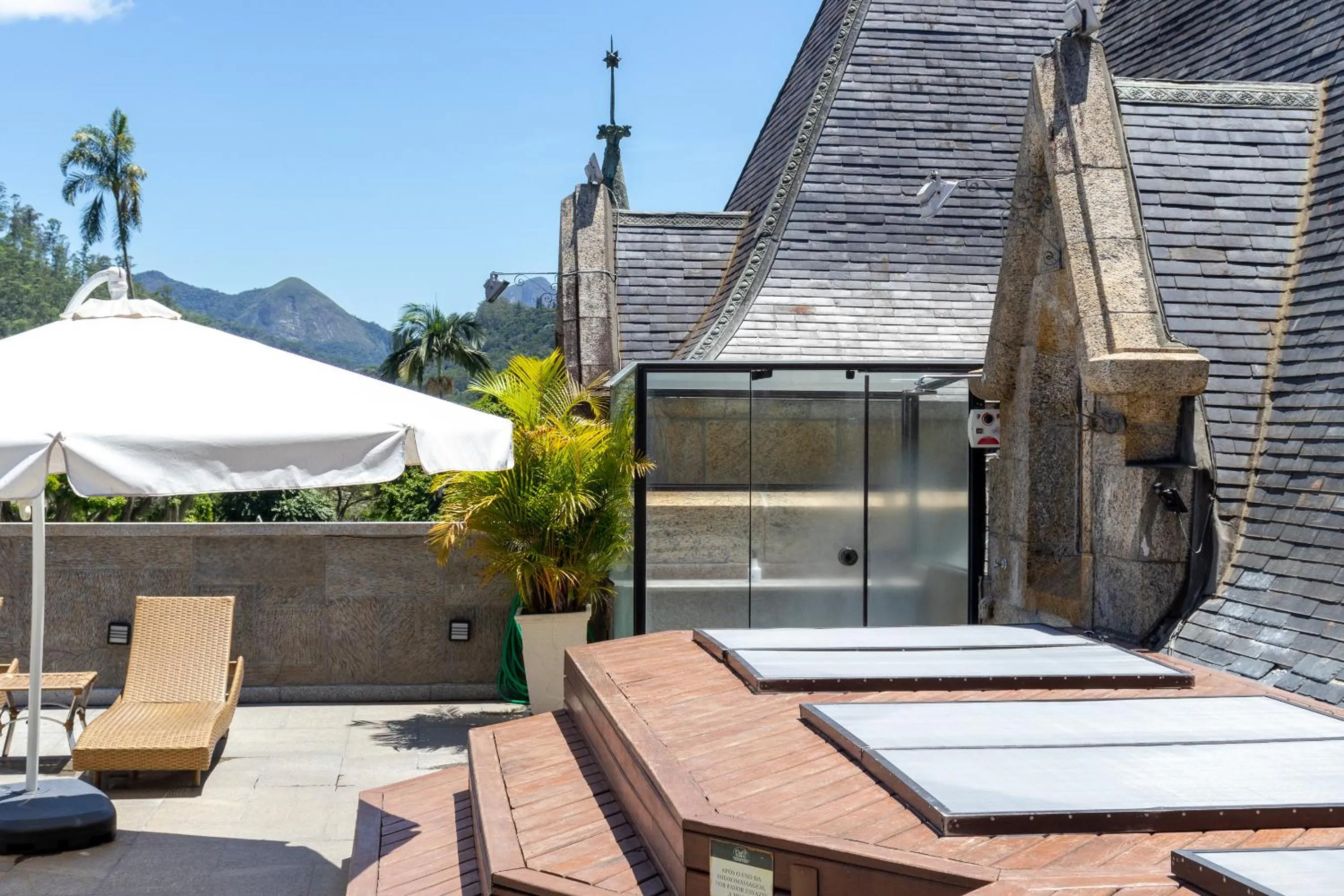 Sauna in Castelo de Itaipava - Hotel, Eventos e Gastronomia