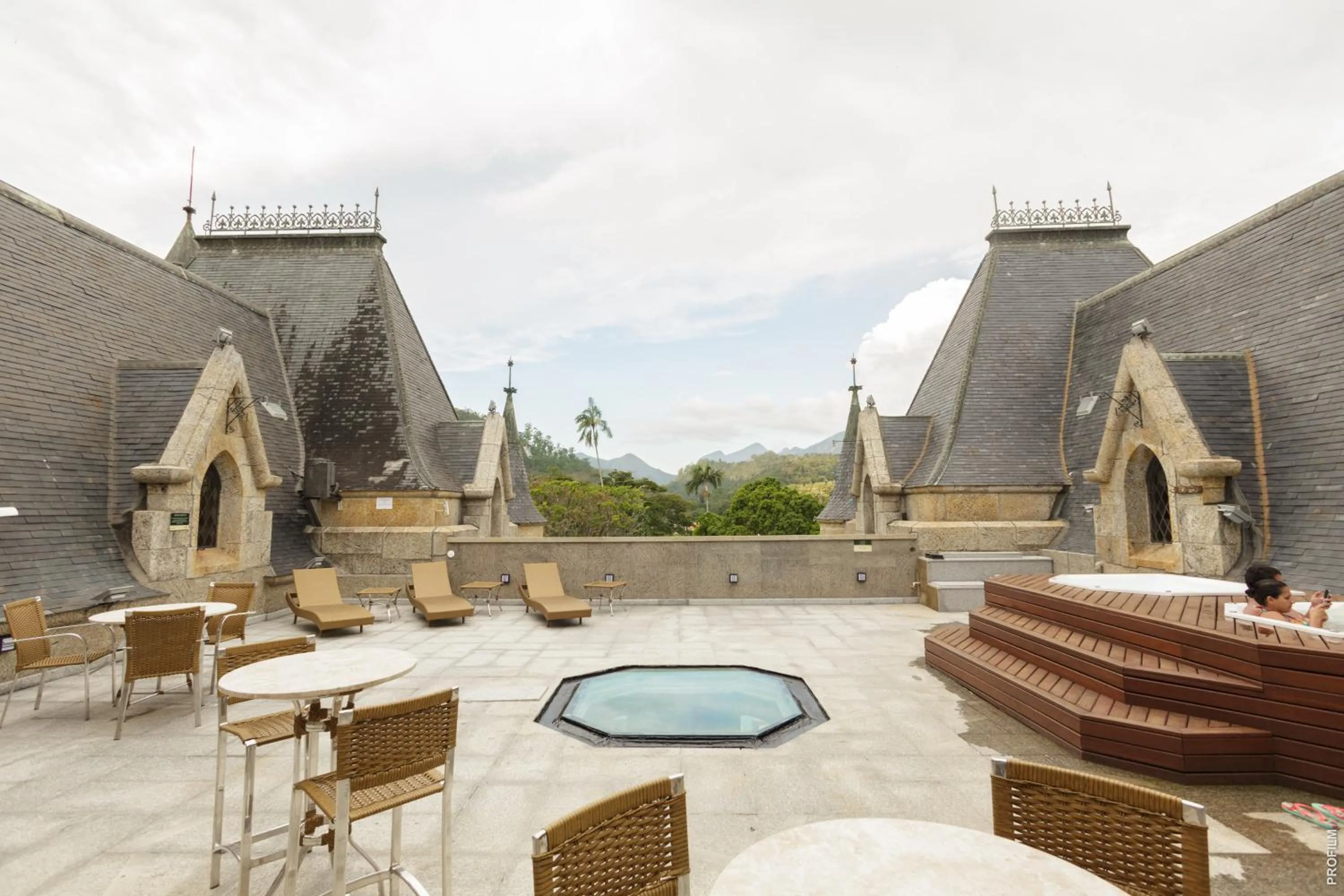 Balcony/Terrace in Castelo de Itaipava - Hotel, Eventos e Gastronomia