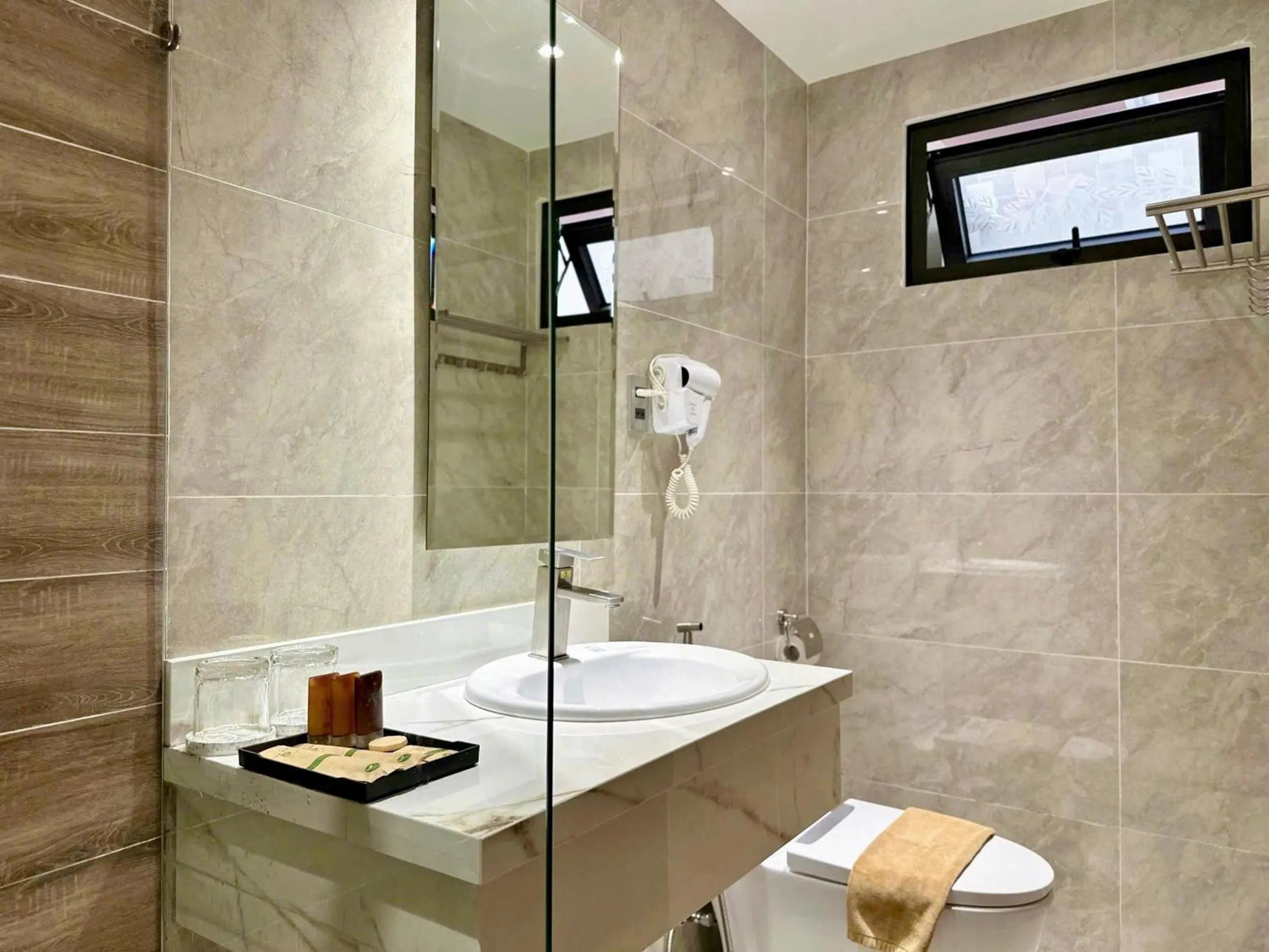 Bathroom in Túi Ba Gang Central Hotel