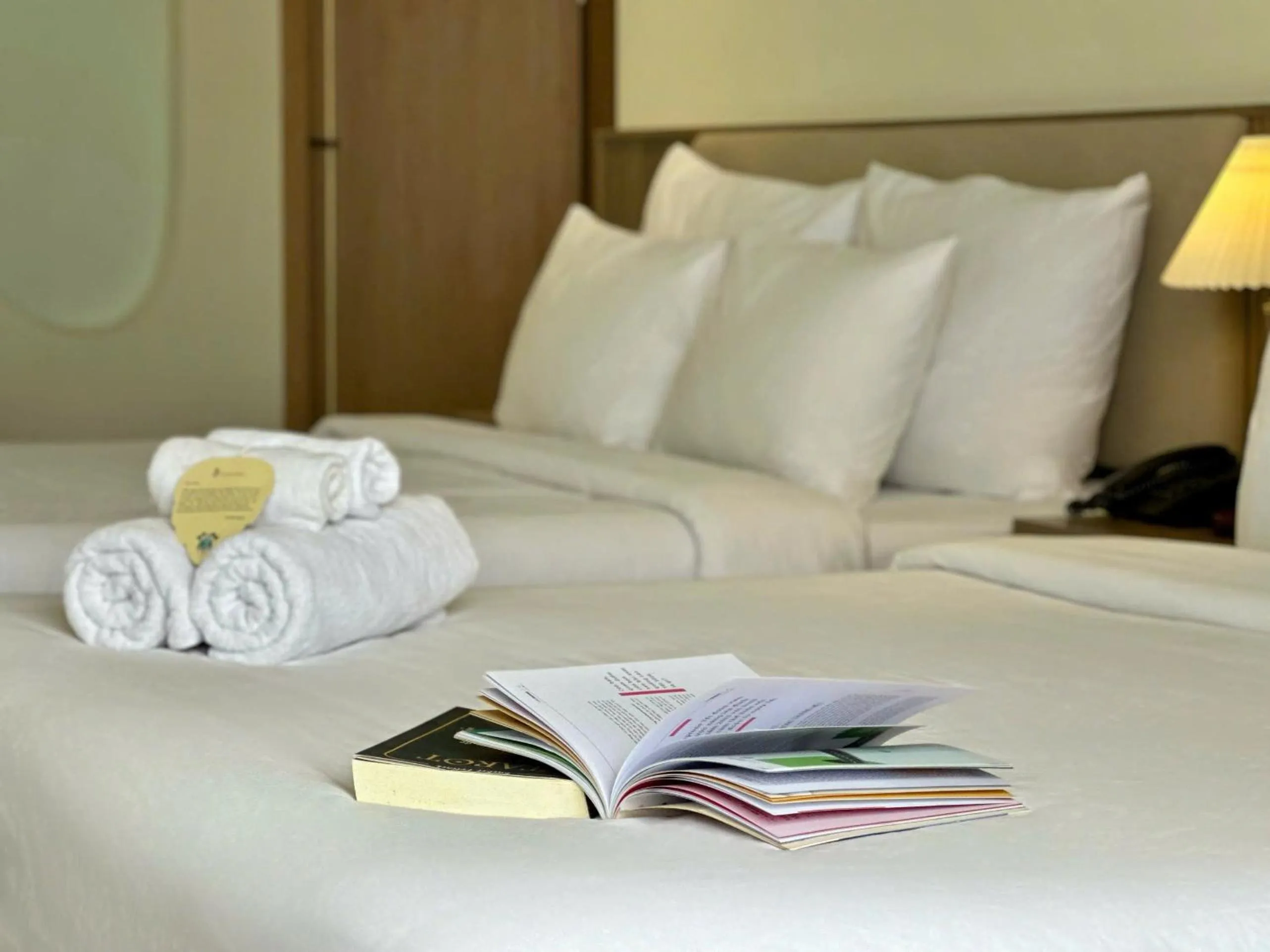 Bed in Túi Ba Gang Central Hotel