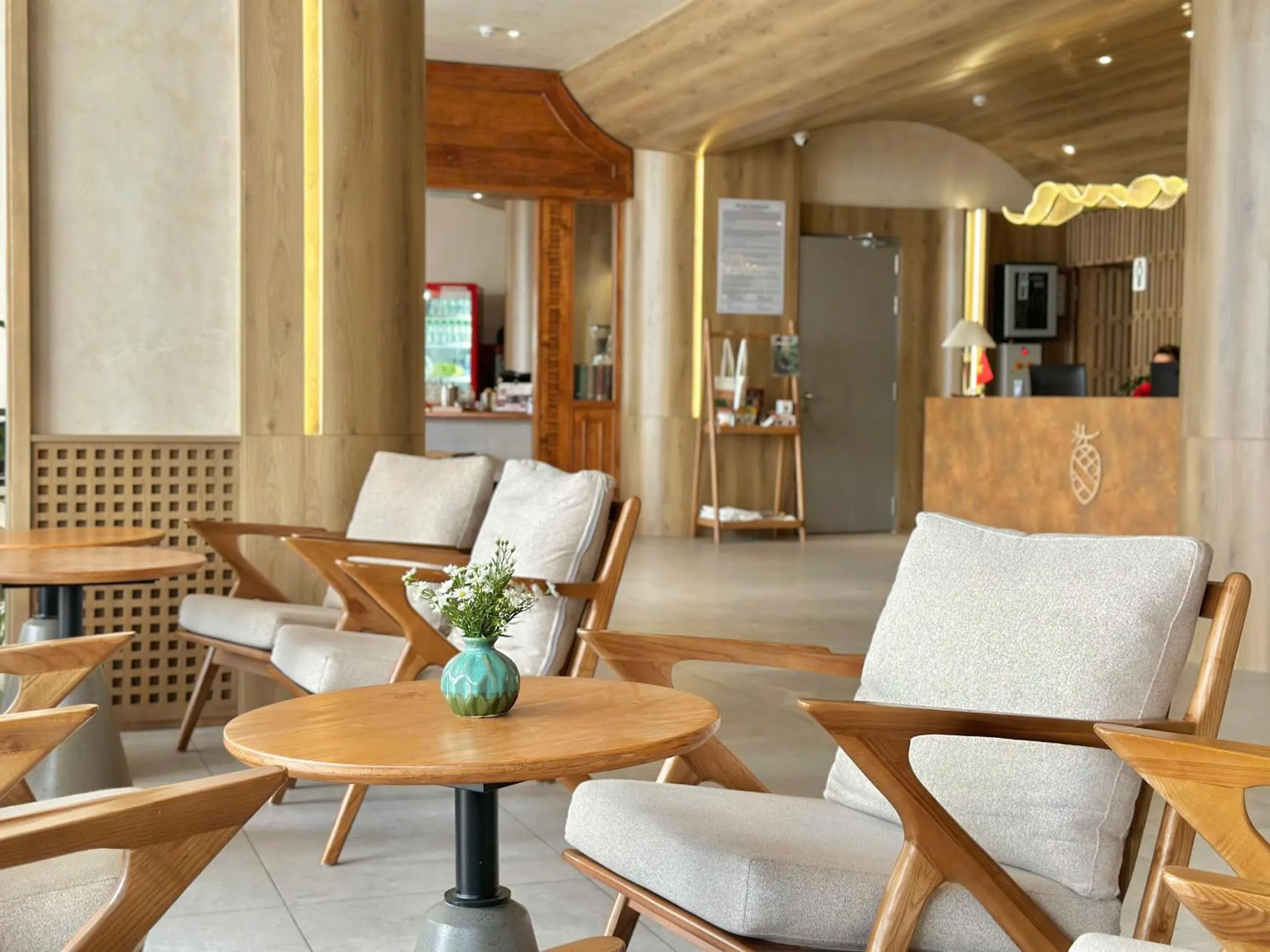 Seating area in Túi Ba Gang Central Hotel