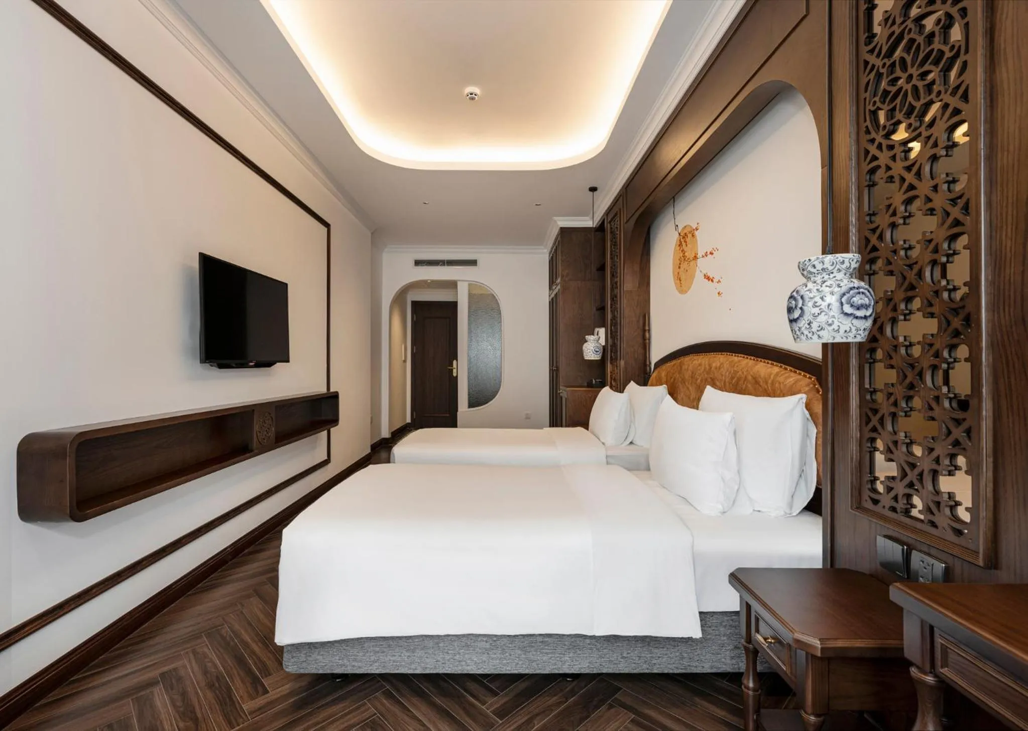 Bed in Eli Rina Hotel