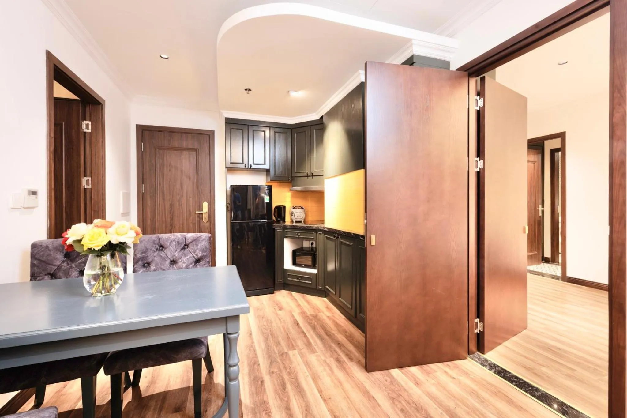 Kitchen or kitchenette in Eli Rina Hotel