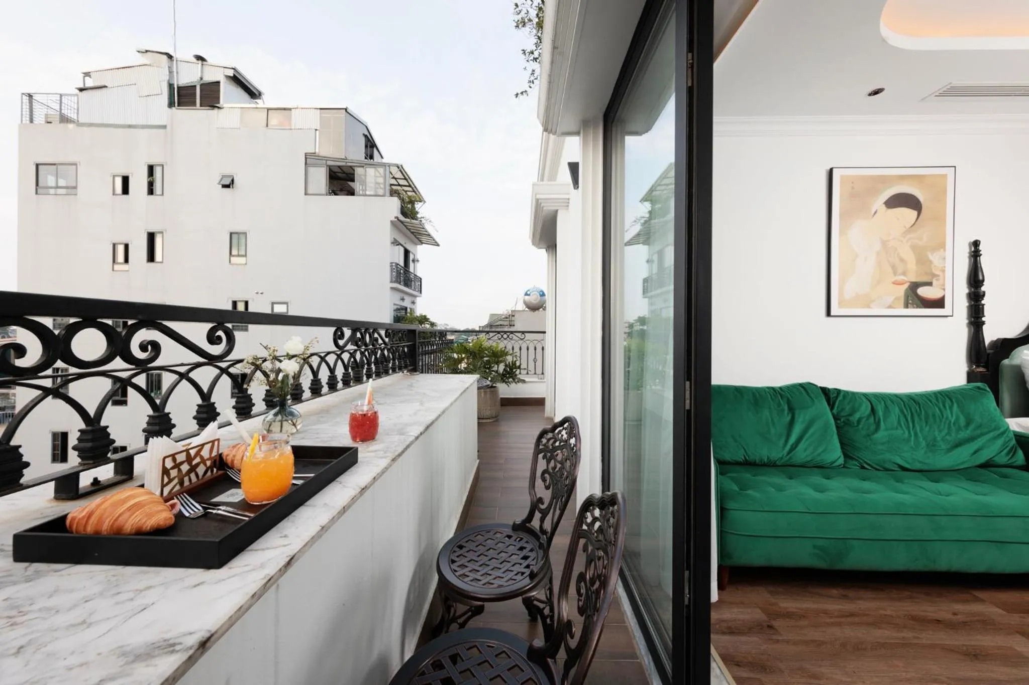 Balcony/Terrace in Eli Rina Hotel