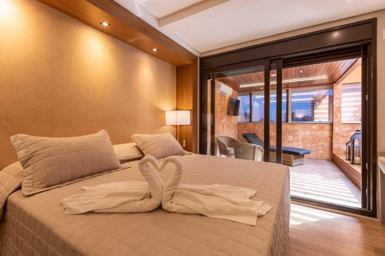 Bed in Hotel Bahamas