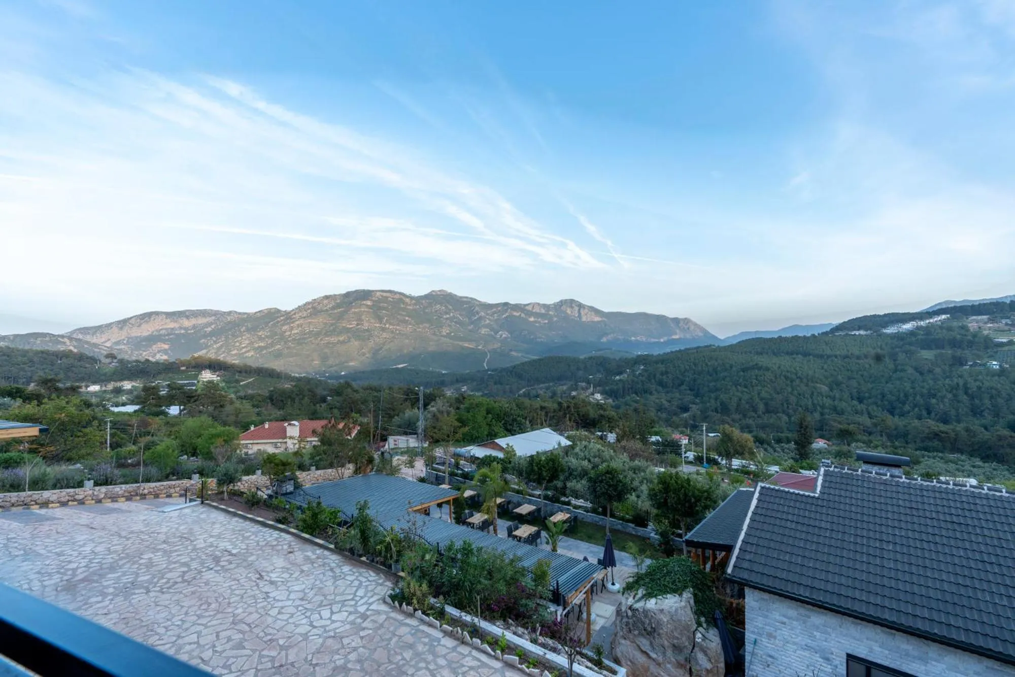 Pool view in La Veranda Villas