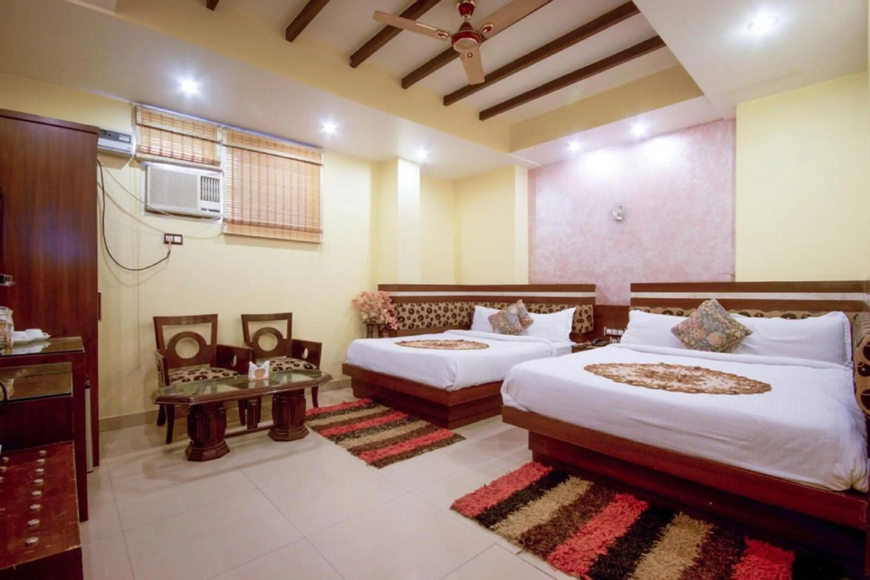 Bed in Hotel Shivdev International