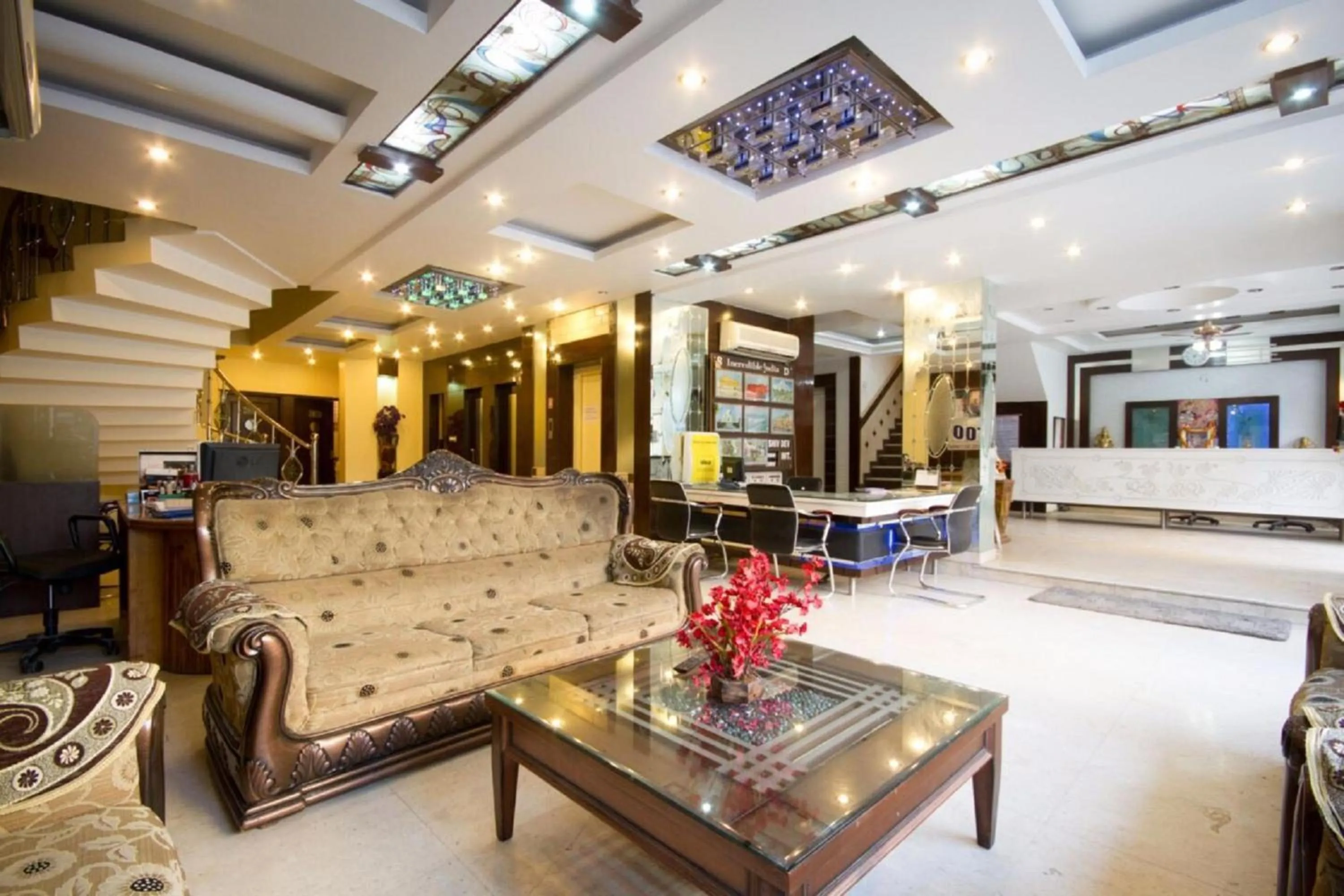 Seating area, Lobby/Reception in Hotel Shivdev International