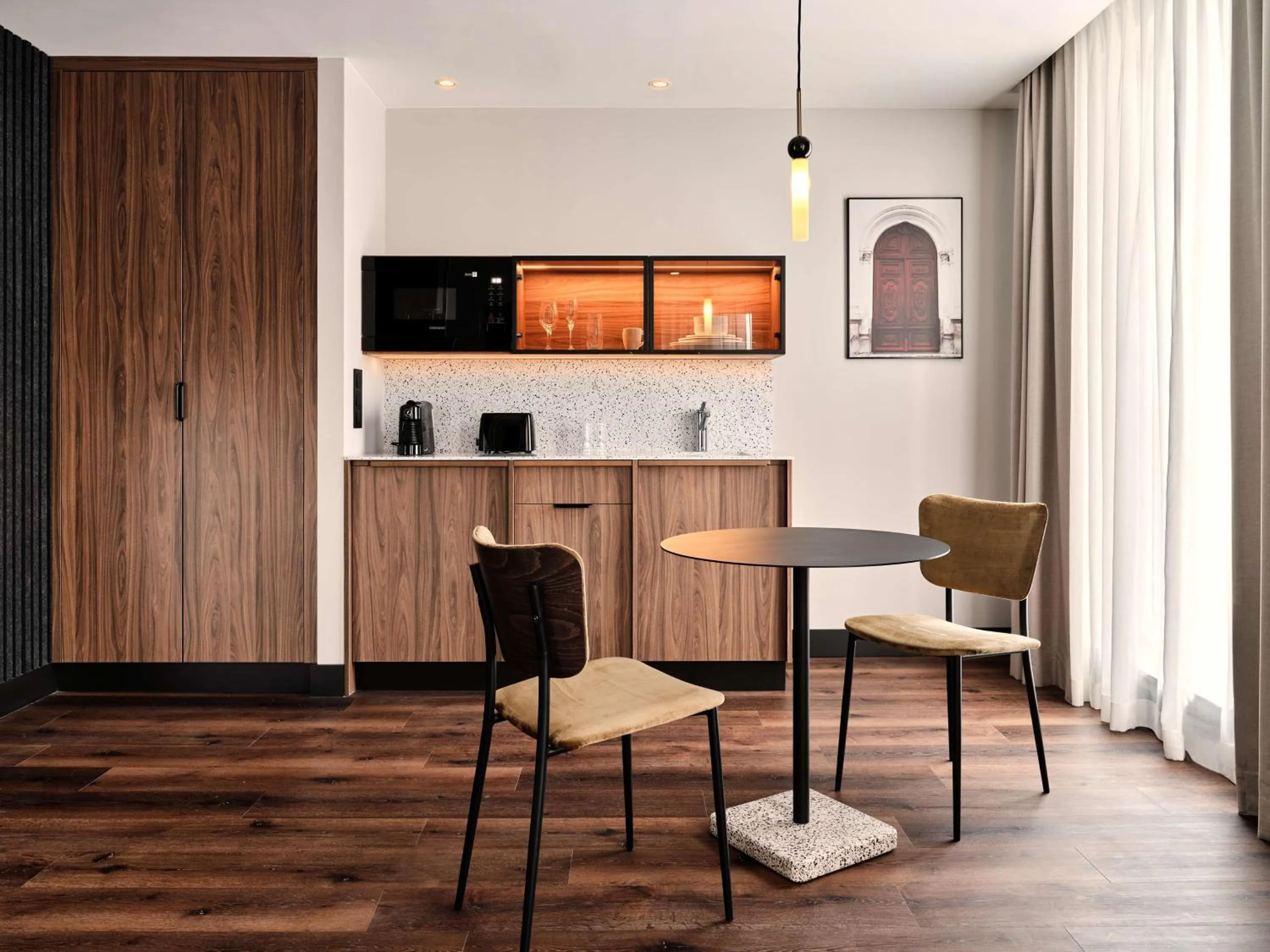 Kitchen or kitchenette in Radisson RED Hotel & Radisson RED Apartments, Kraków