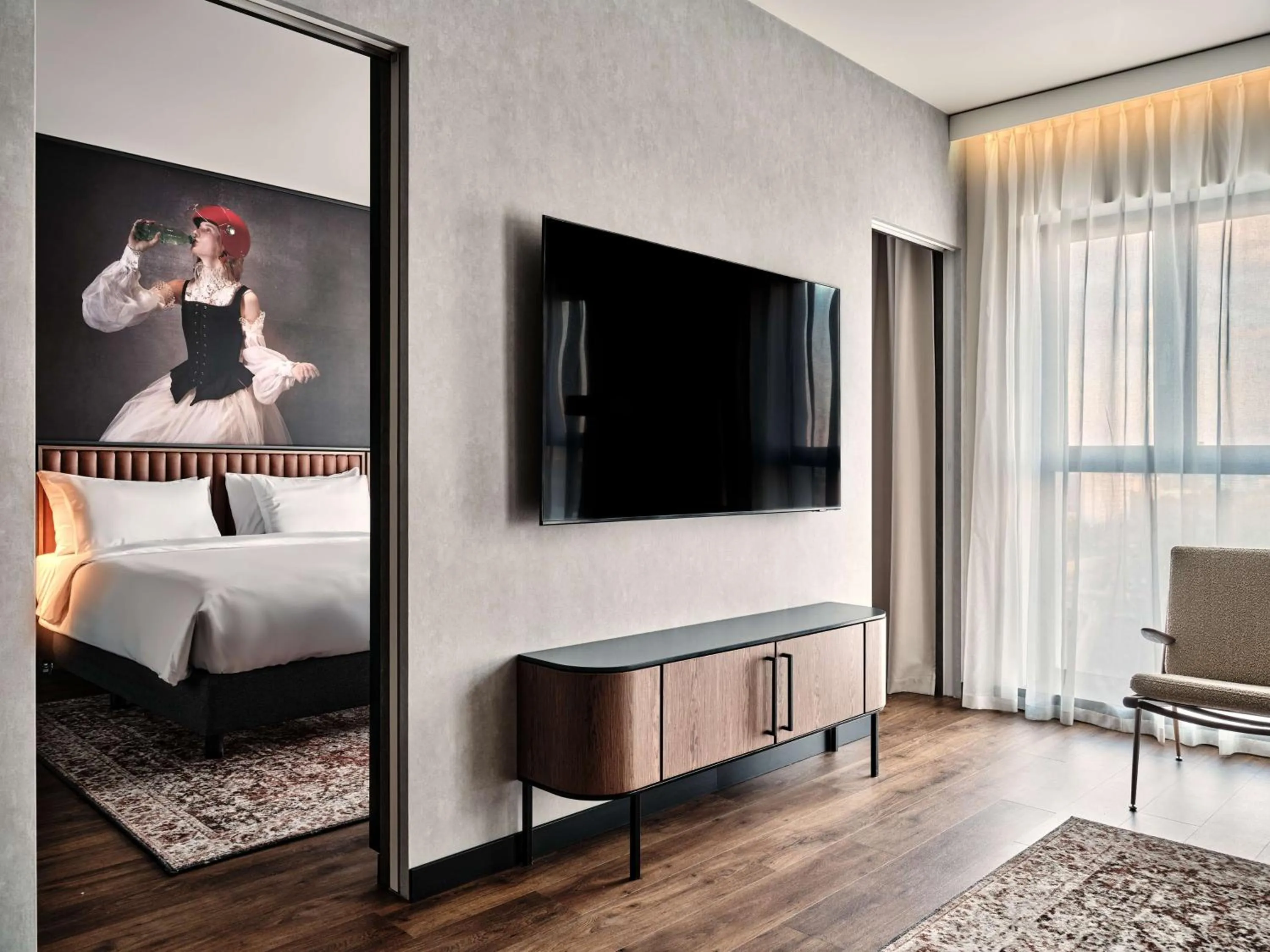 Photo of the whole room, Bed in Radisson RED Hotel & Radisson RED Apartments, Kraków