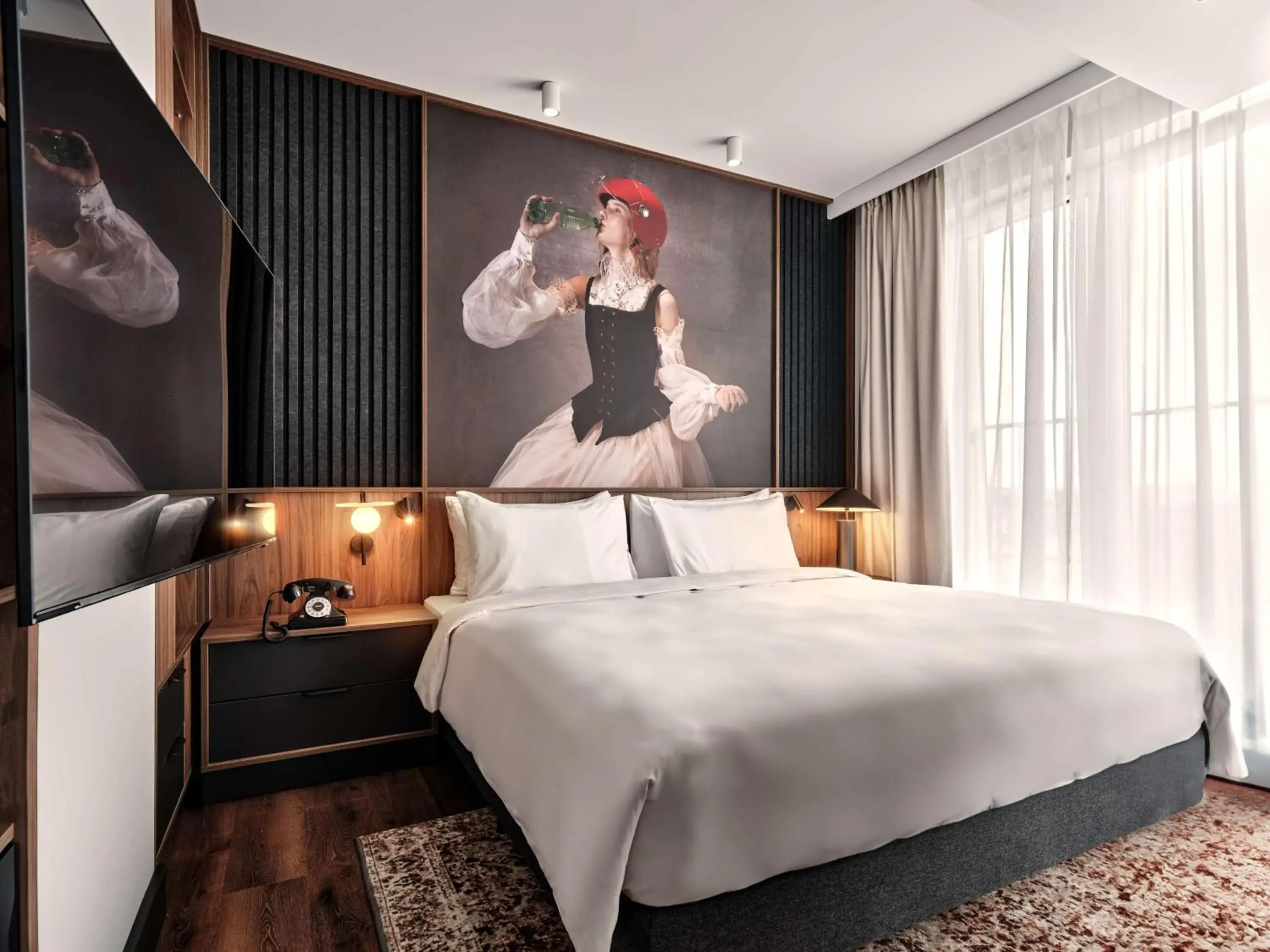 One-Bedroom Apartment with Terrace - Annex Building in Radisson RED Hotel & Radisson RED Apartments, Kraków One-Bedroom Apartment with Terrace - Annex Building in Radisson RED Hotel & Radisson RED Apartments, Kraków