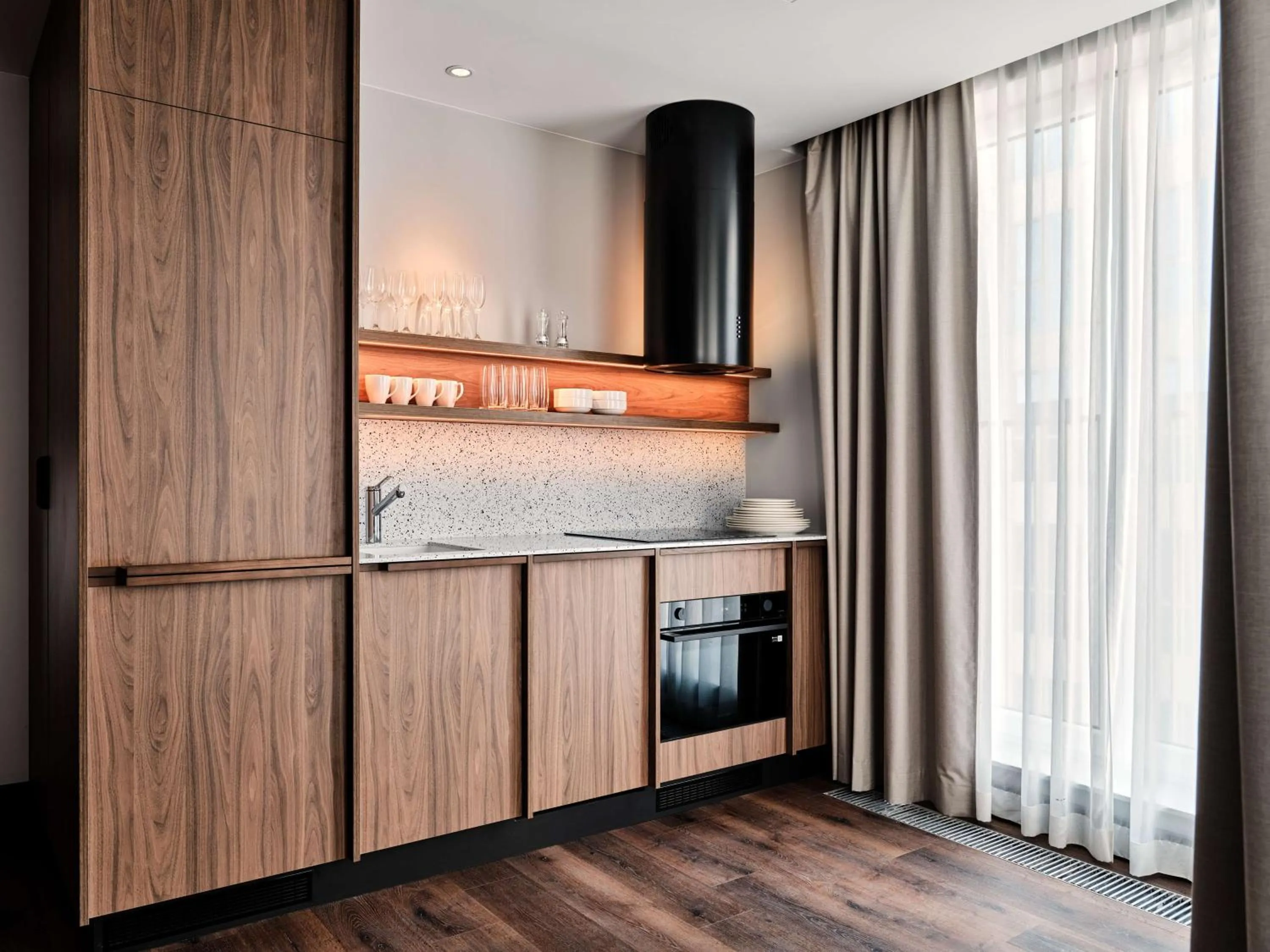 Kitchen or kitchenette in Radisson RED Hotel & Radisson RED Apartments, Kraków