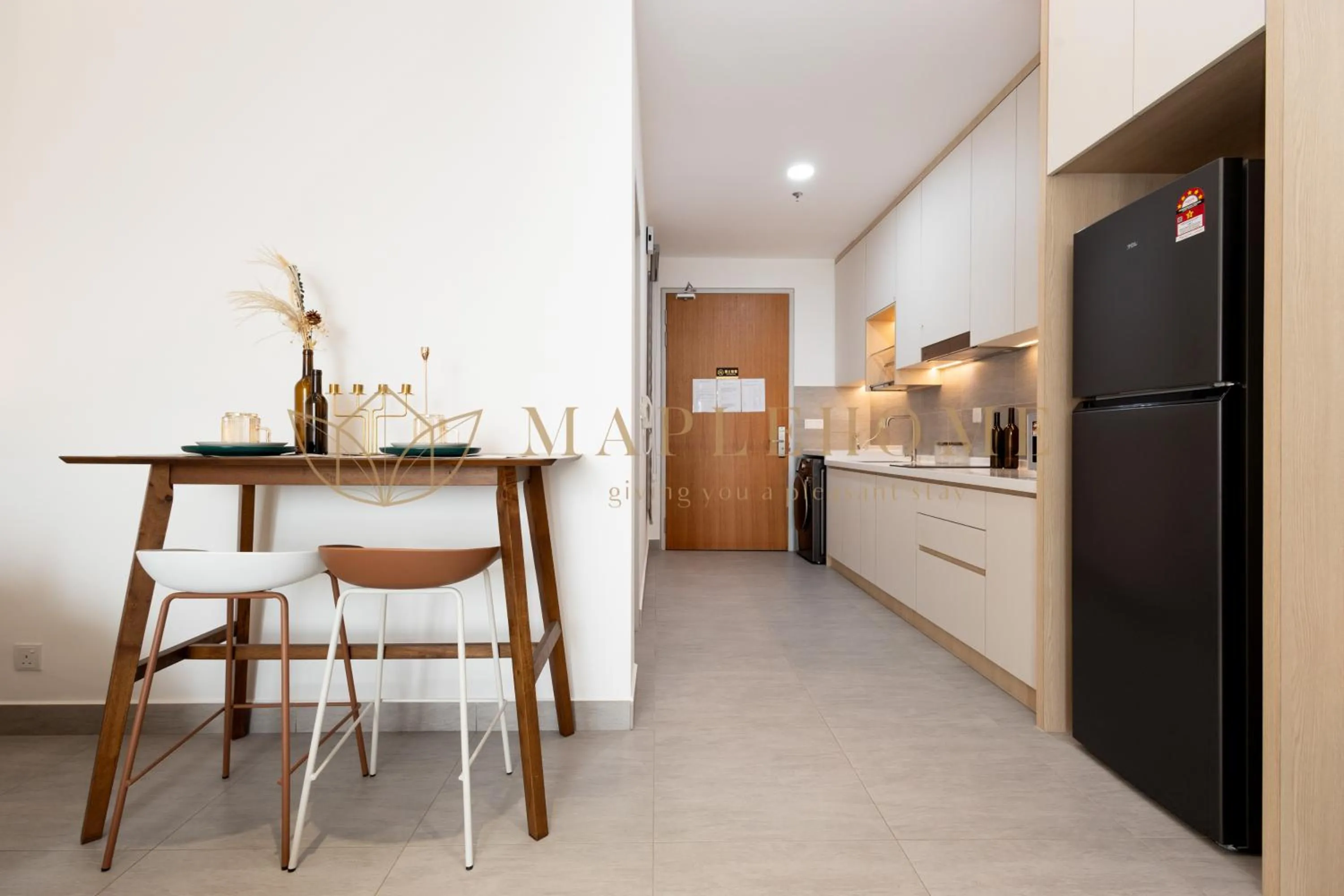 Kitchen or kitchenette in Sunsuria Forum Premier Suites Setia Alam