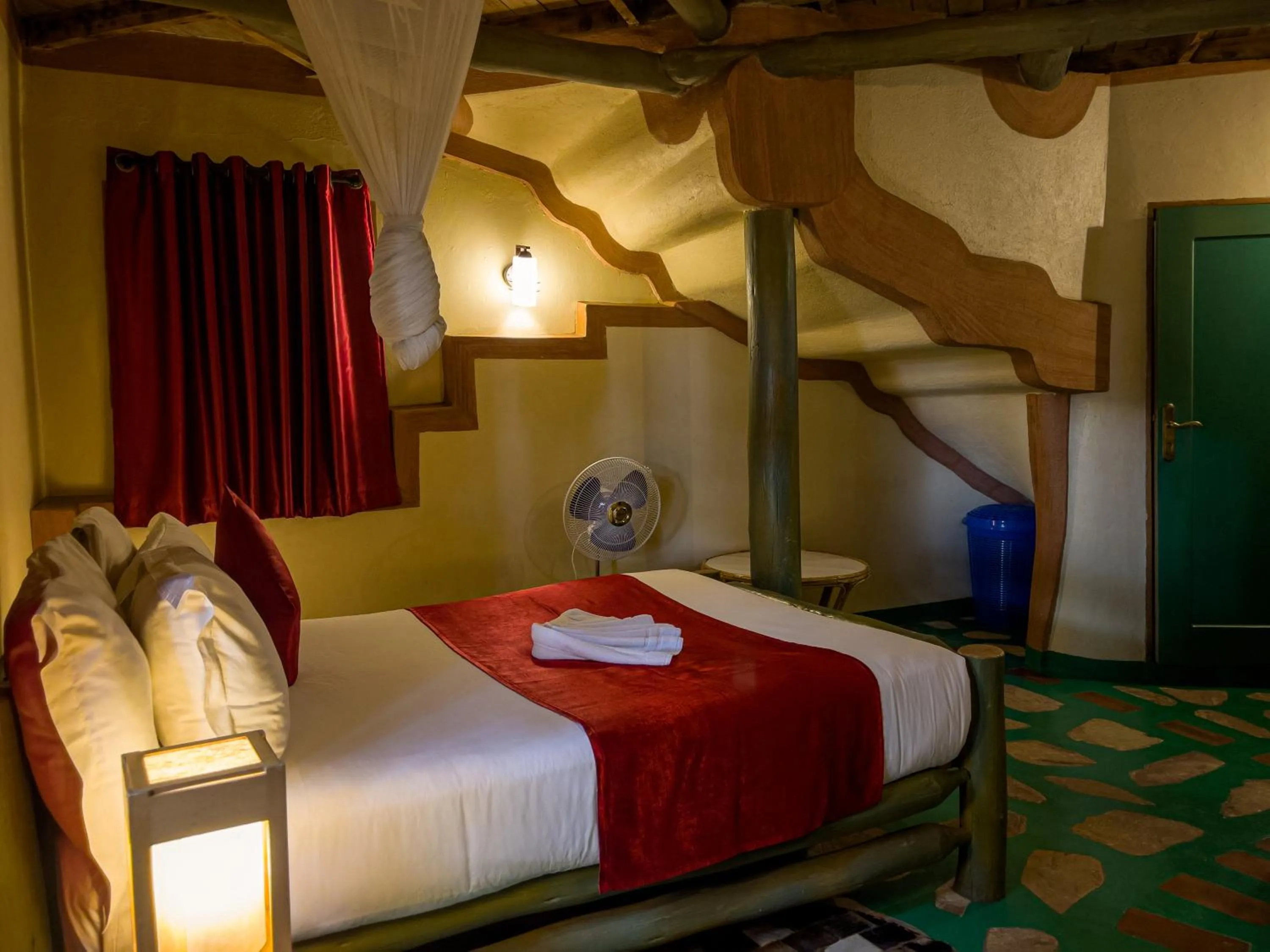 Bed in Forest Cottages