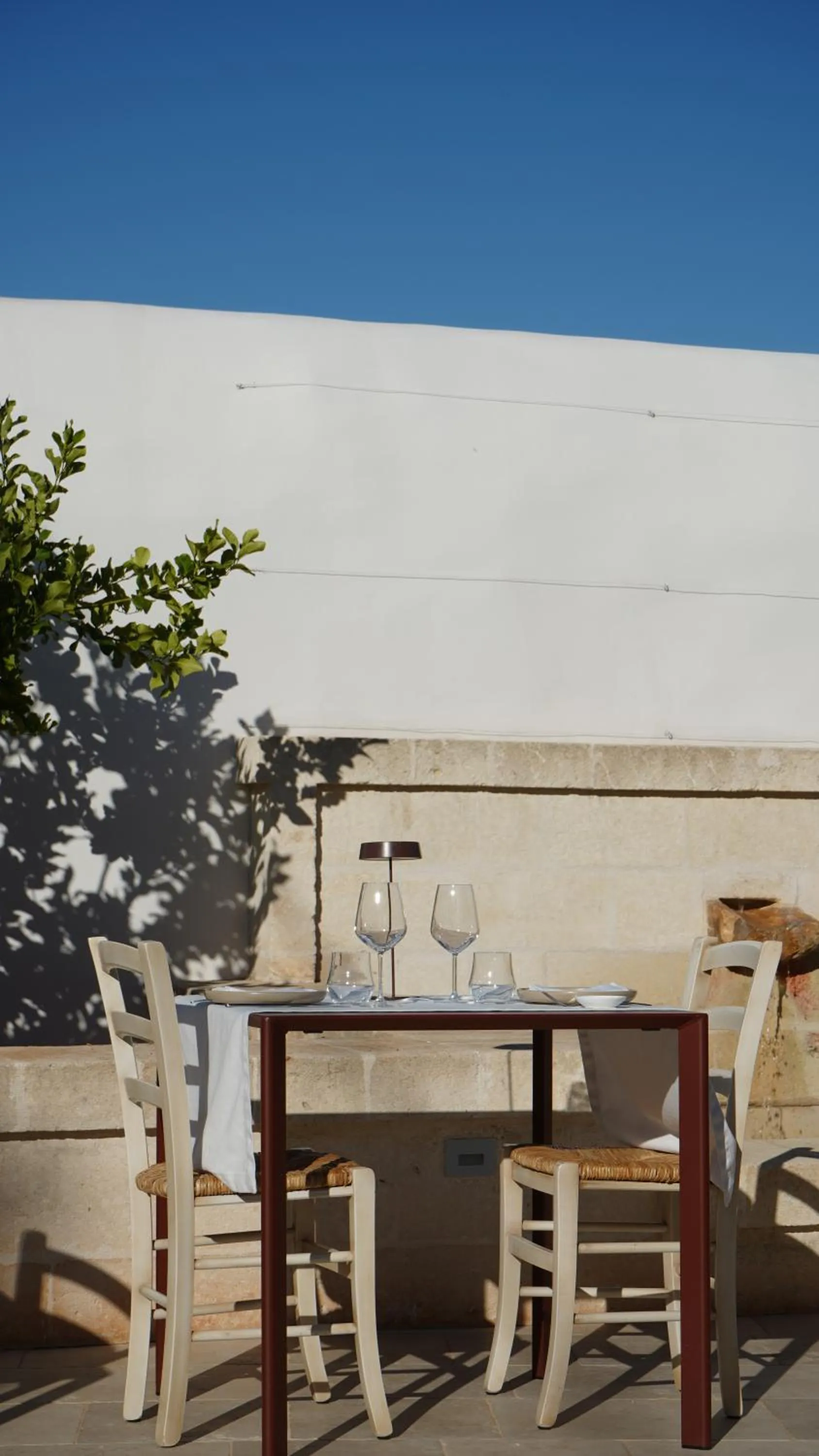 Dining area in Masseria Valentina