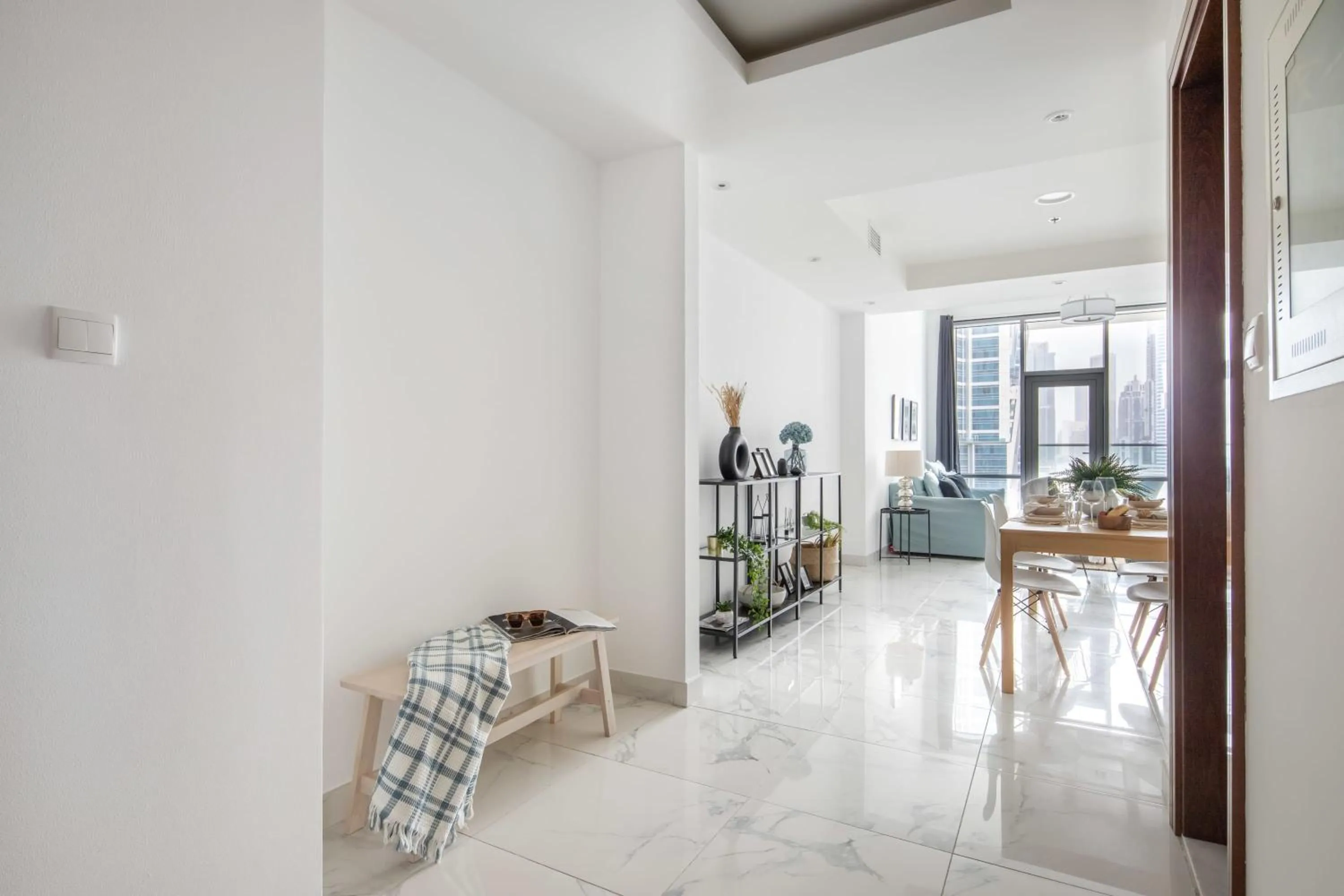 Seating area in Frank Porter - Noora Tower