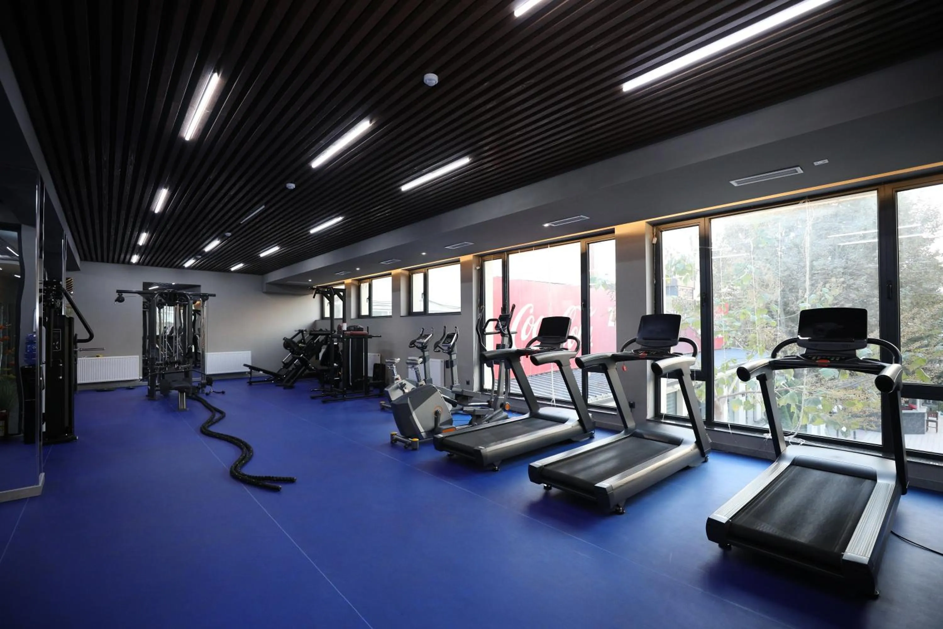 Fitness centre/facilities in Ziyorat Luxury Hotel