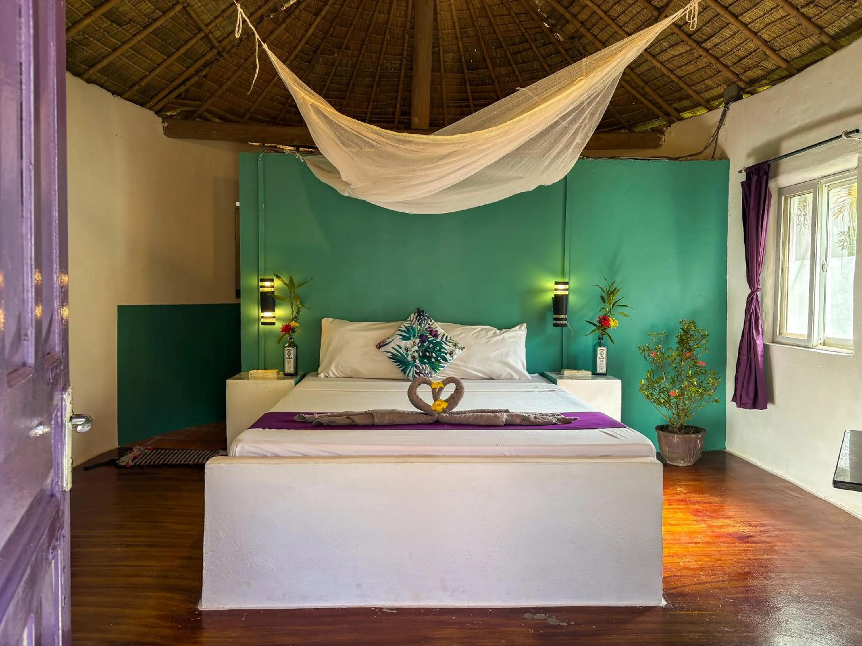 Bedroom, Bed in Bohemiaz Resort and Spa Kampot