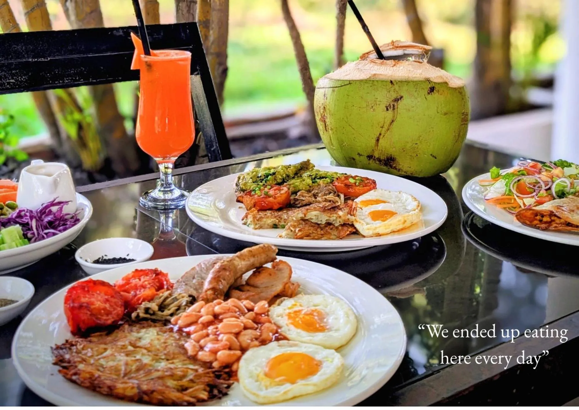 Breakfast in Bohemiaz Resort and Spa Kampot