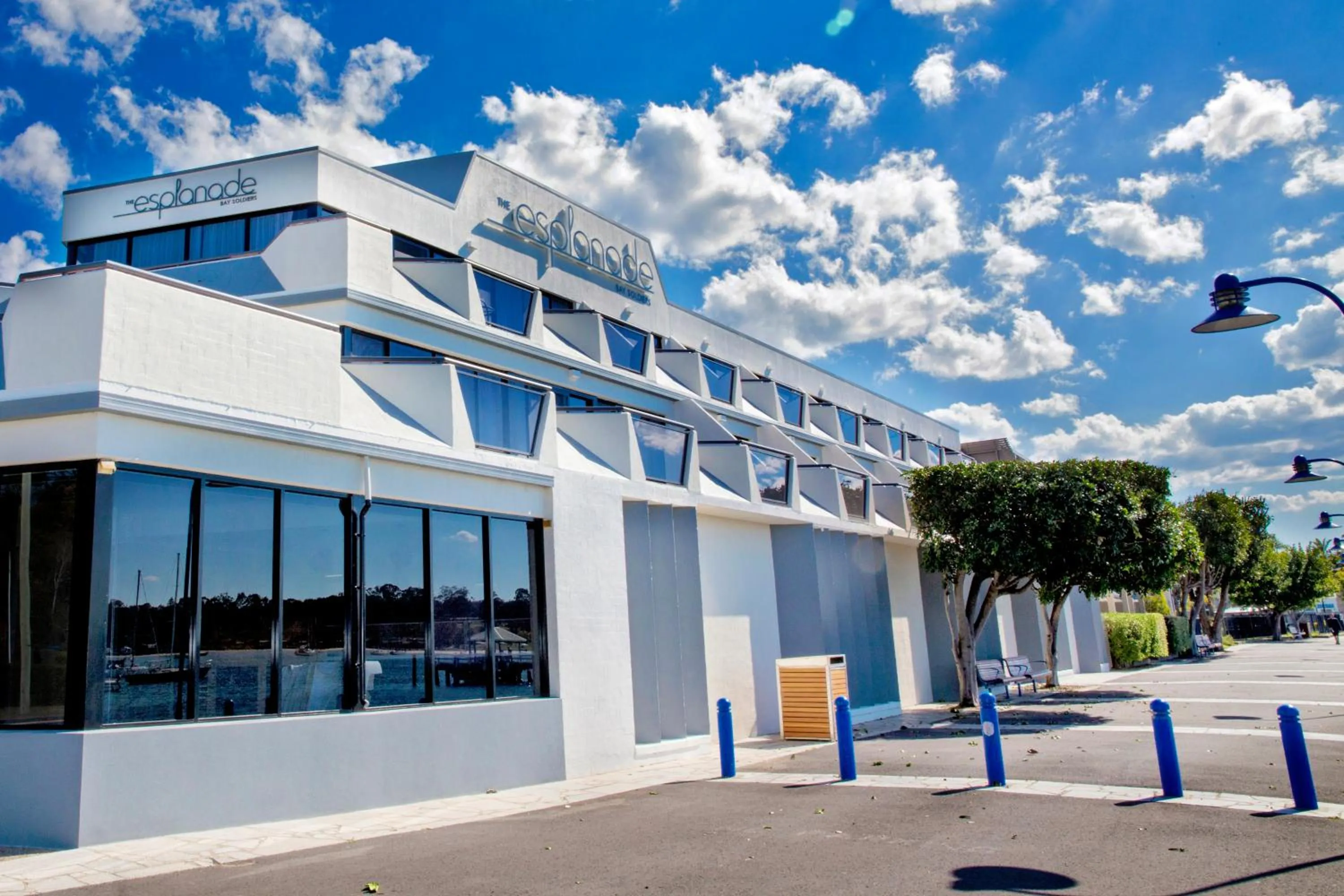 Property building in The Esplanade Motel