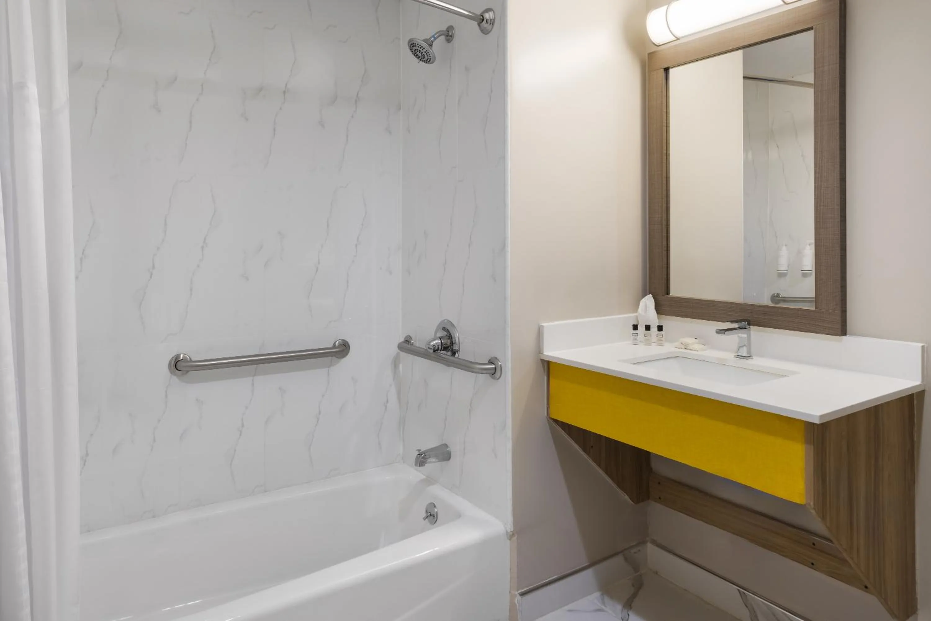 Shower in Days Inn by Wyndham Staten Island