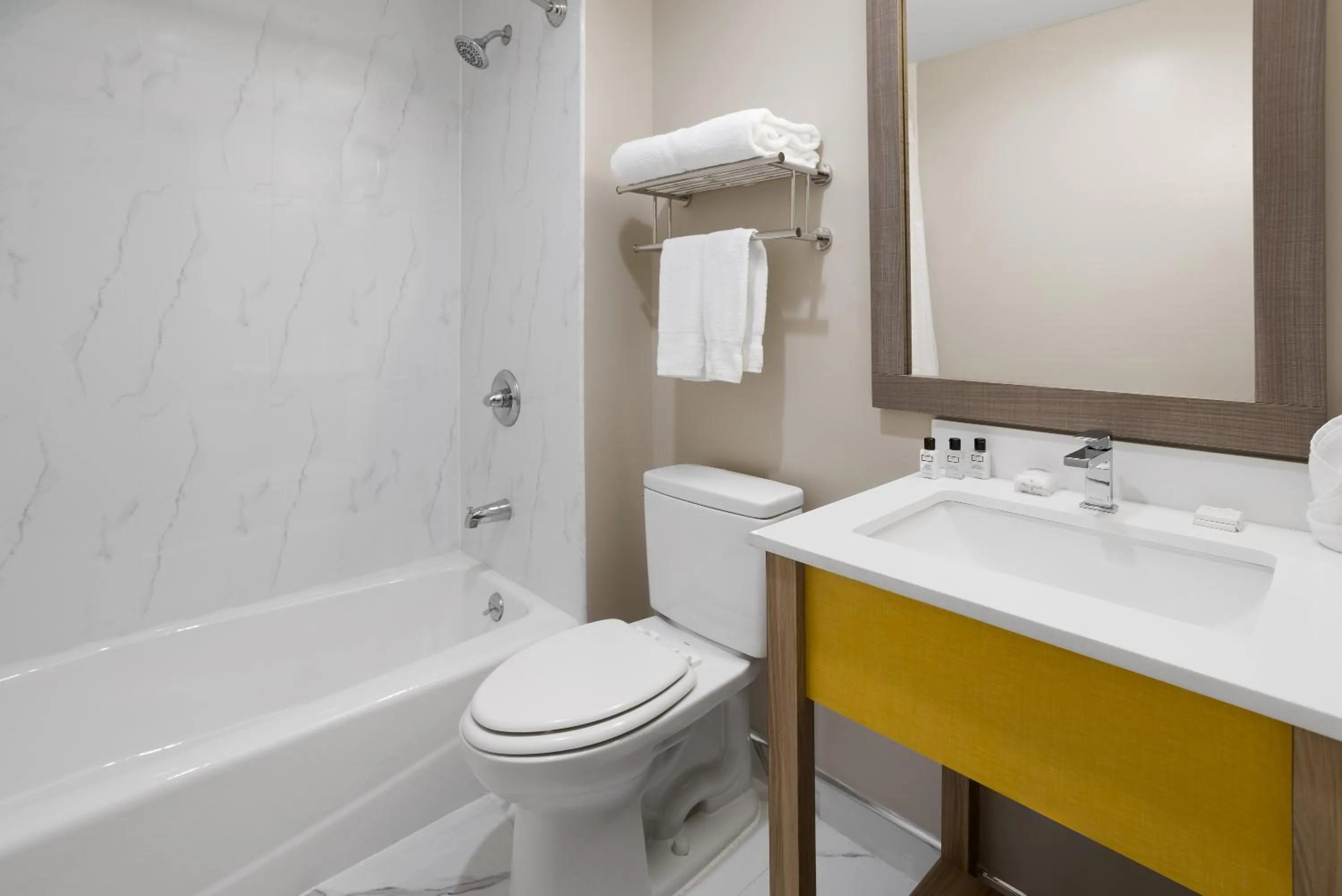 Shower in Days Inn by Wyndham Staten Island