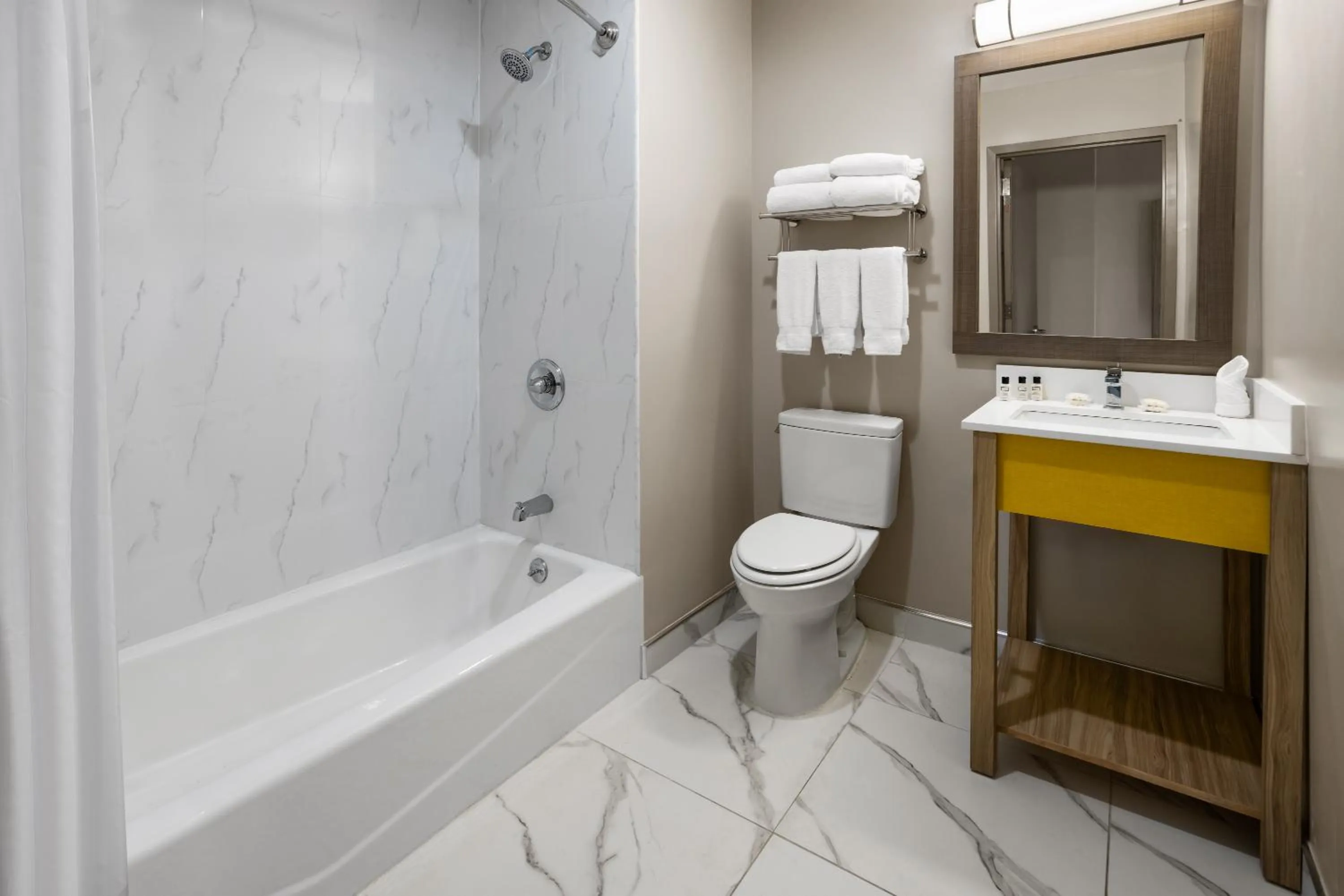 Shower in Days Inn by Wyndham Staten Island