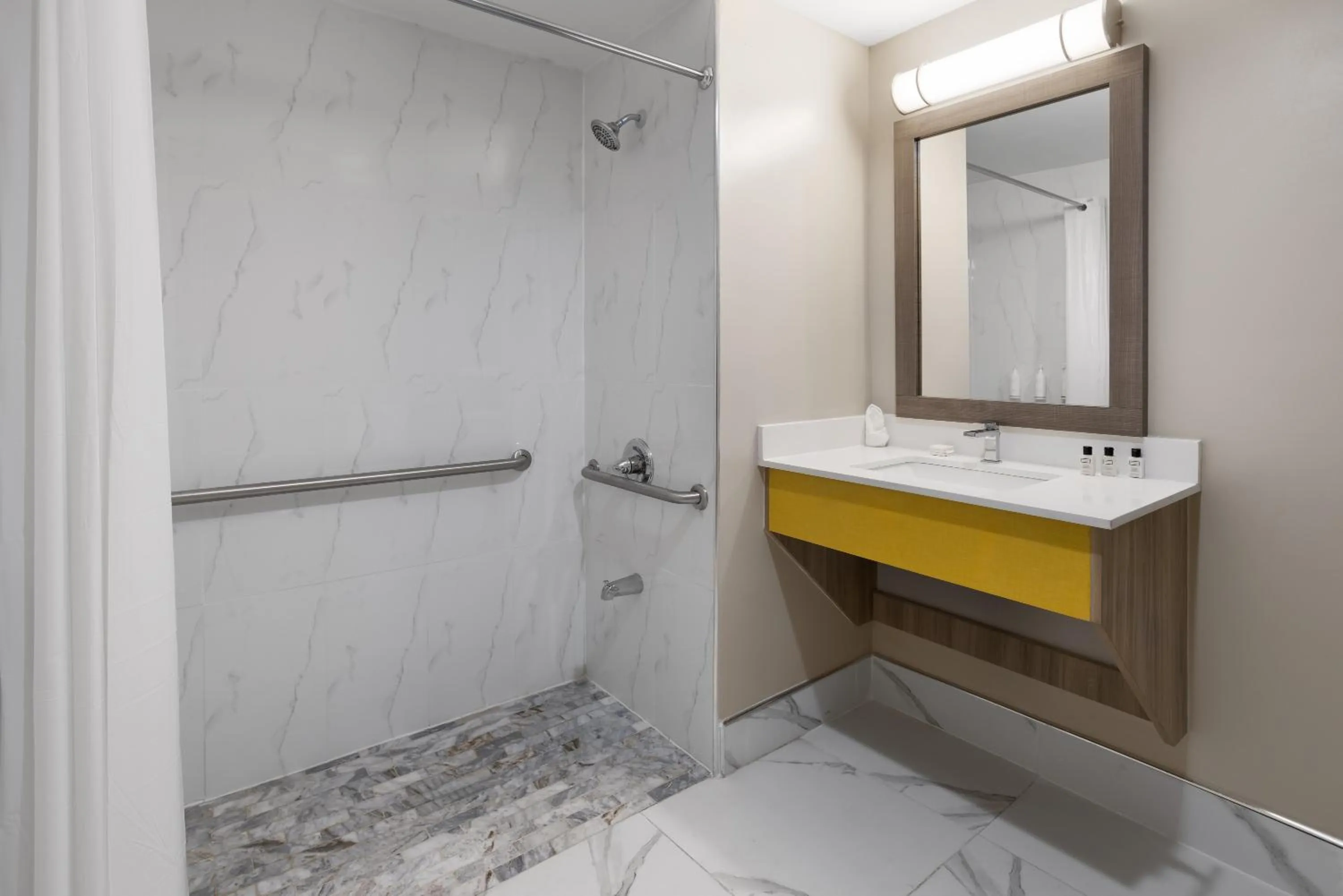 Shower in Days Inn by Wyndham Staten Island