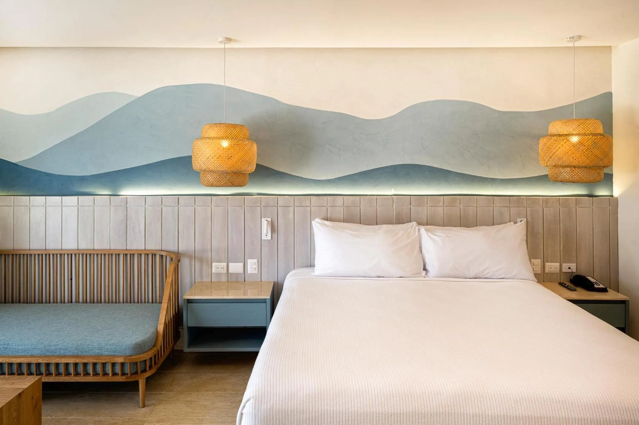 Bedroom, Bed in Viva Miches by Wyndham, a Trademark All Inclusive Resort