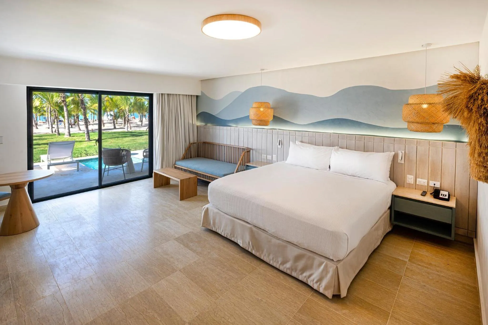 Bedroom, Bed in Viva Miches by Wyndham, a Trademark All Inclusive Resort