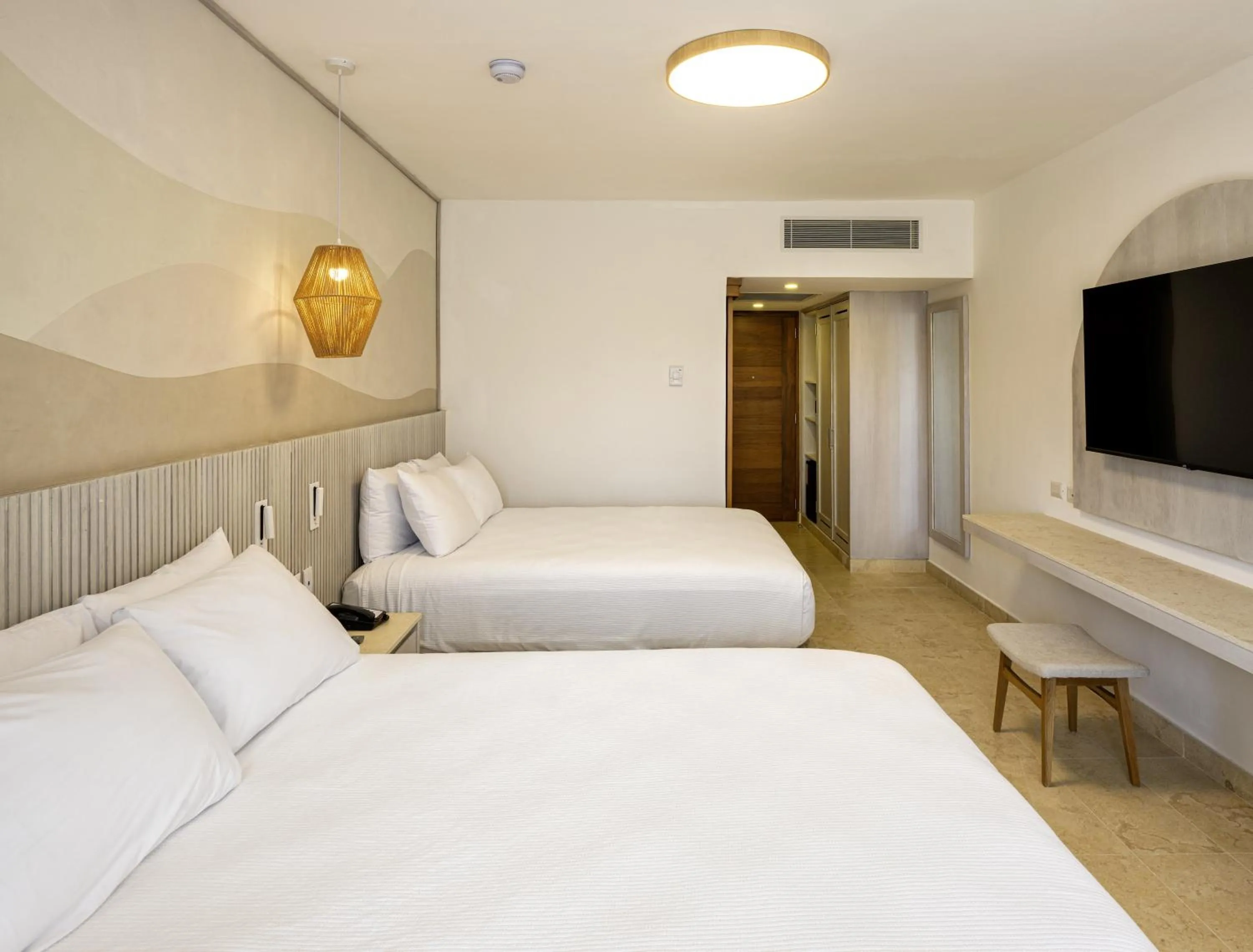 Bedroom, Bed in Viva Miches by Wyndham, a Trademark All Inclusive Resort