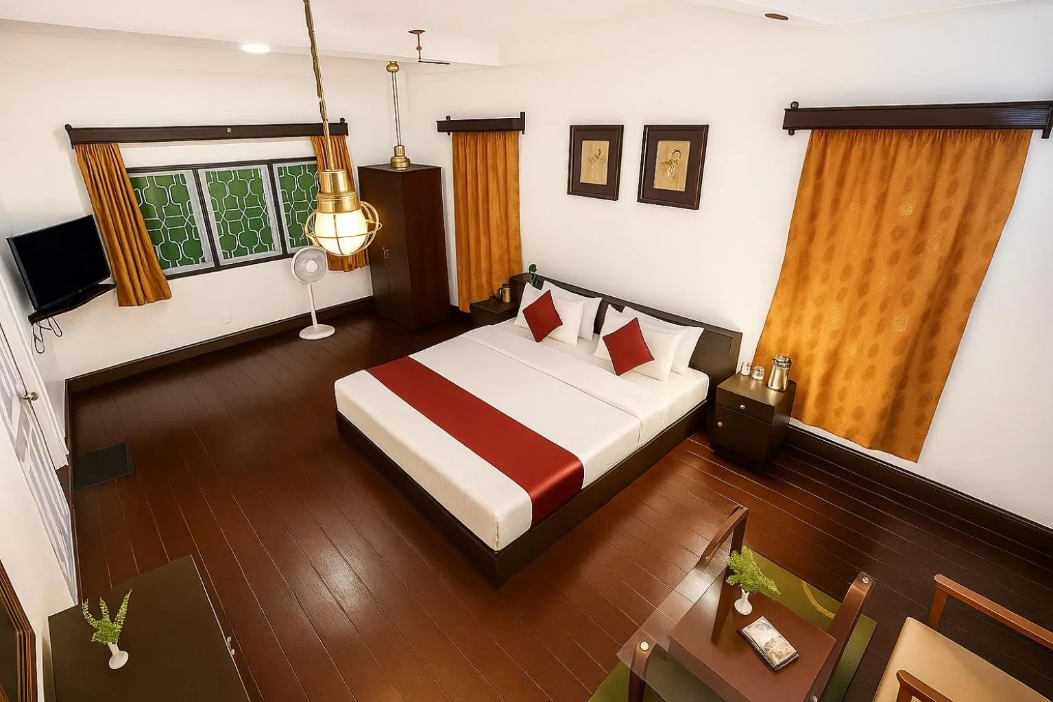 Bedroom, Bed in Central Gleneagles Heritage Resort Former Bungalow of Ex-TATA Chairman Russi Mody The Mall Road Darjeeling