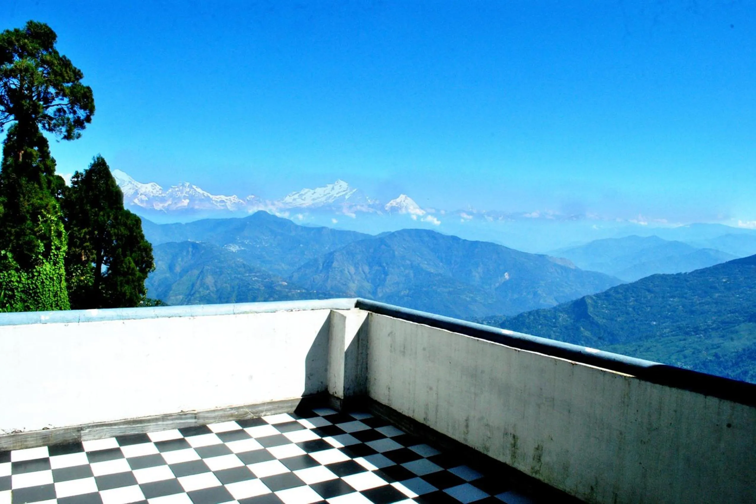 Balcony/Terrace in Central Gleneagles Heritage Resort Former Bungalow of Ex-TATA Chairman Russi Mody The Mall Road Darjeeling