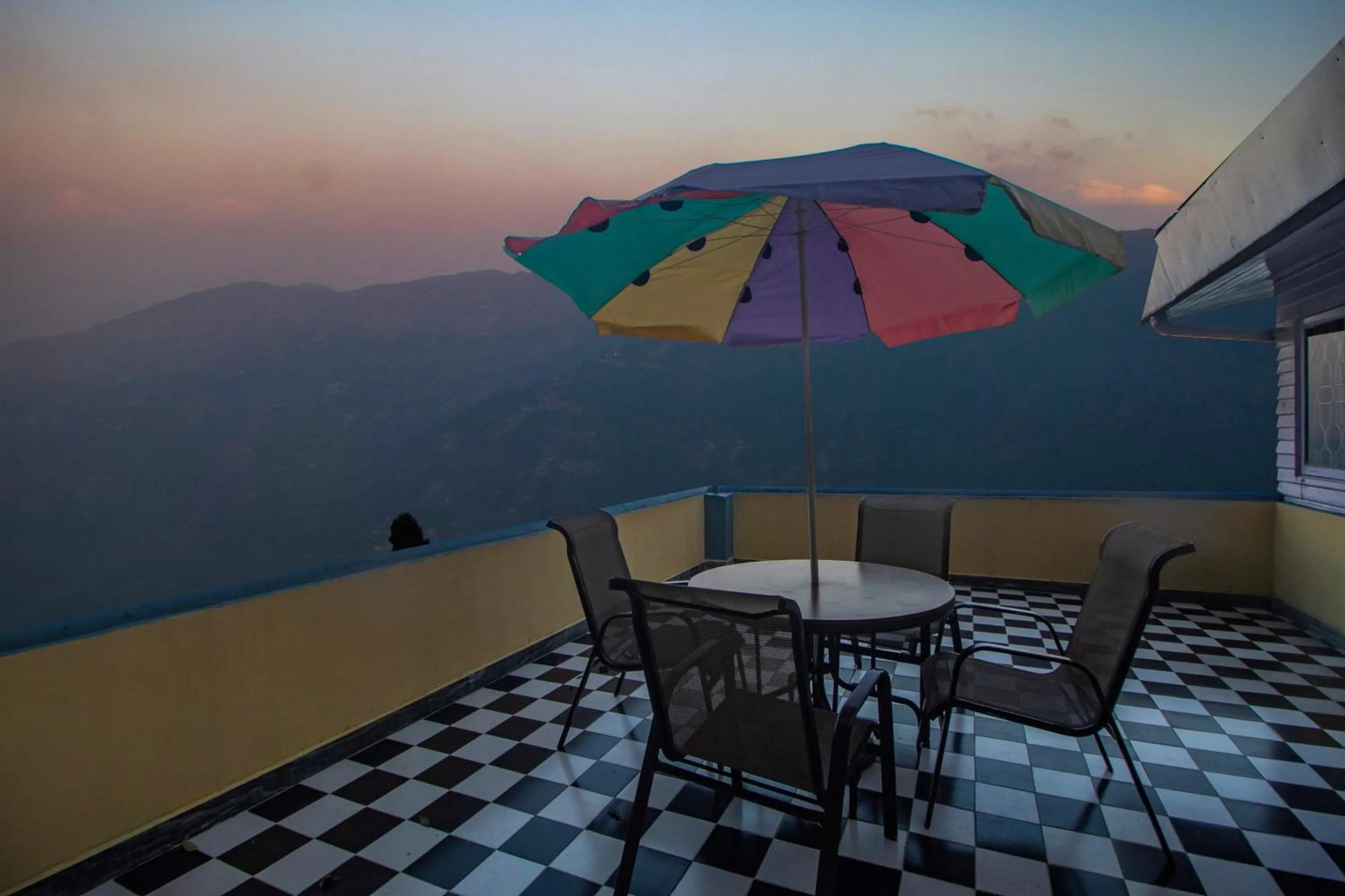 Balcony/Terrace in Central Gleneagles Heritage Resort Former Bungalow of Ex-TATA Chairman Russi Mody The Mall Road Darjeeling