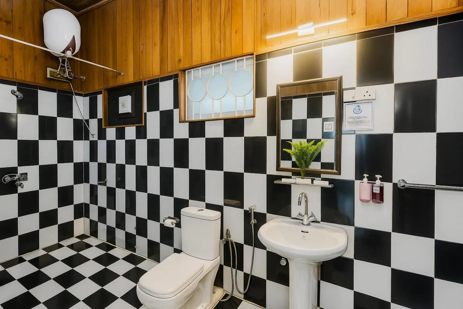 Bathroom in Central Gleneagles Heritage Resort Former Bungalow of Ex-TATA Chairman Russi Mody The Mall Road Darjeeling