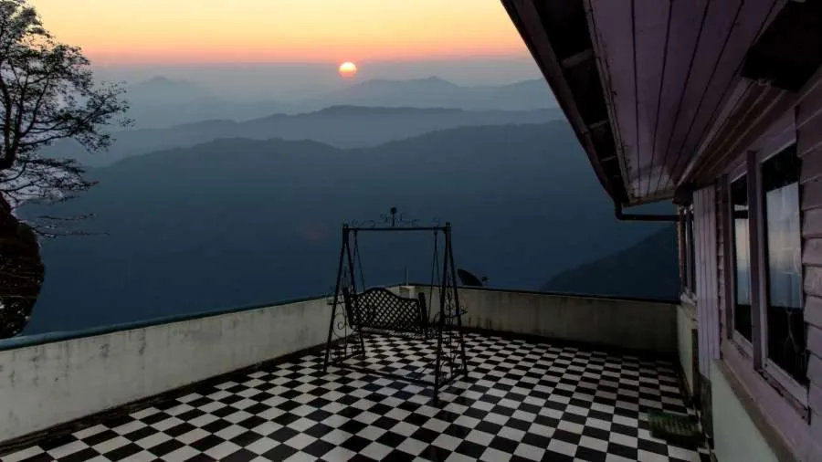 Balcony/Terrace in Central Gleneagles Heritage Resort Former Bungalow of Ex-TATA Chairman Russi Mody The Mall Road Darjeeling