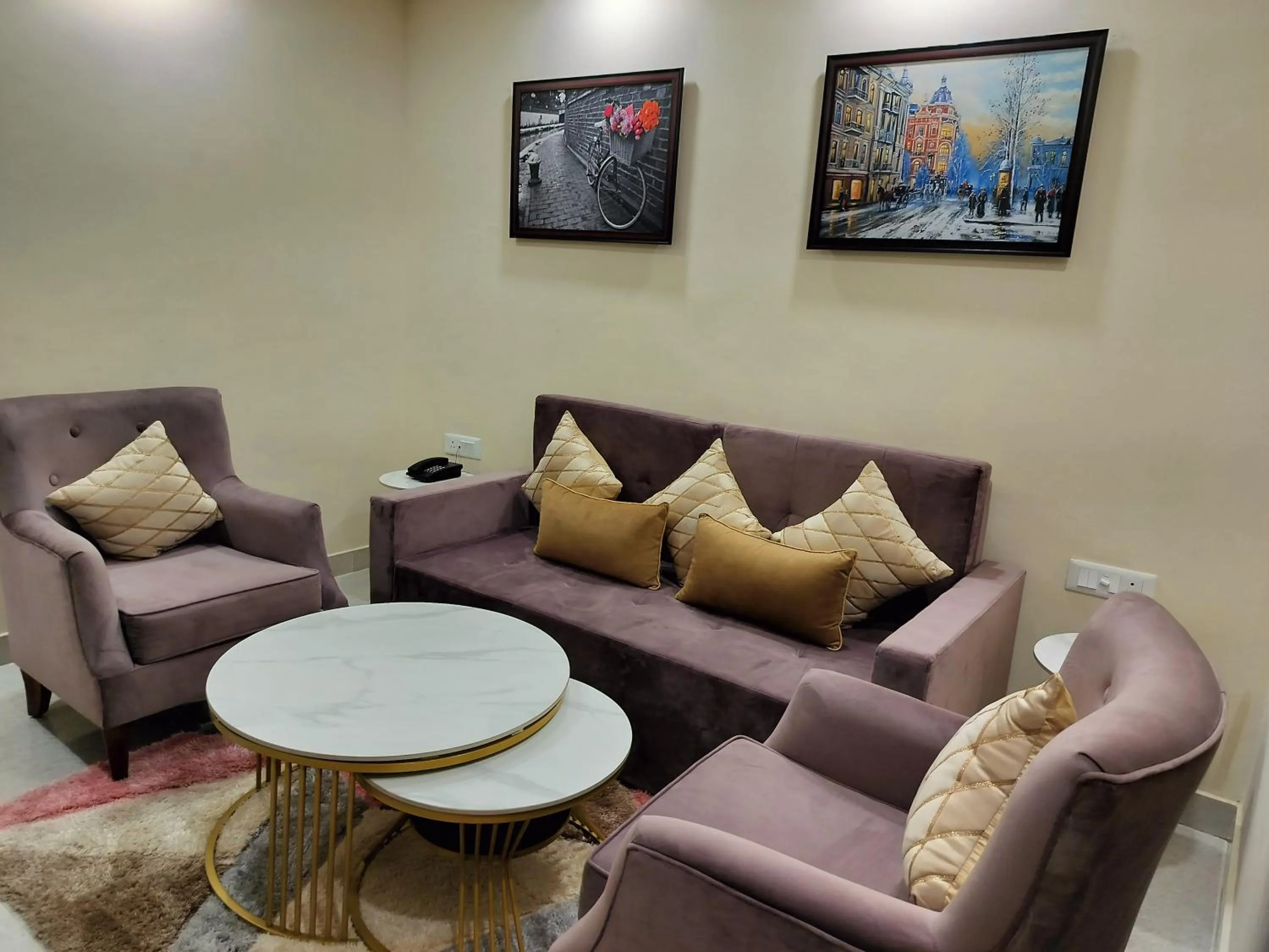 Living room in Hotel Luxe Opera NH8 - 7km from IGI Airport Delhi