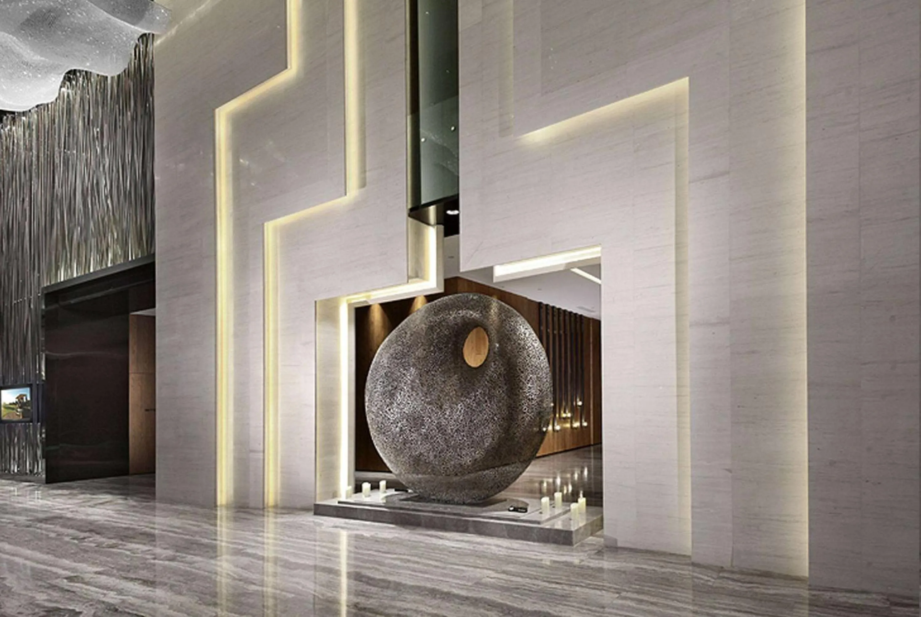 Lobby or reception in Wyndham JinJiang Hotel