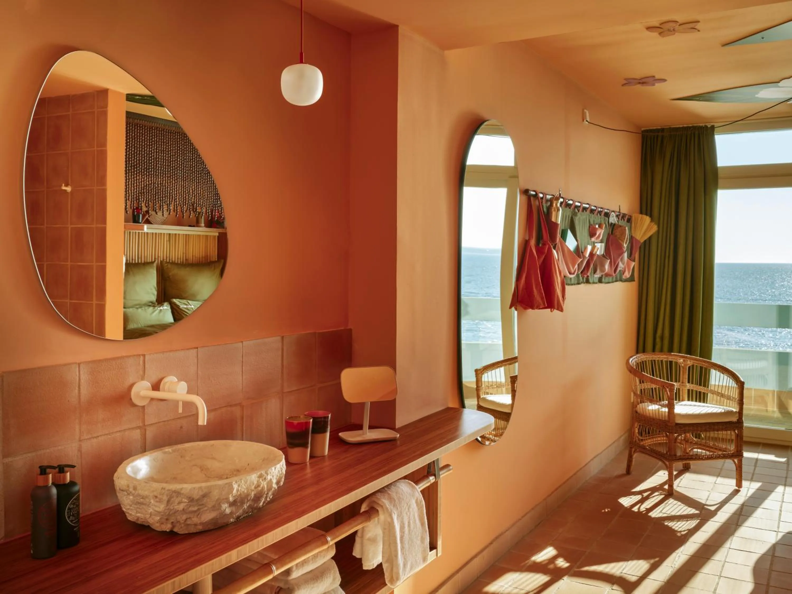 Bathroom in Bikini Island & Mountain Hotel Es Trenc -Adults only-