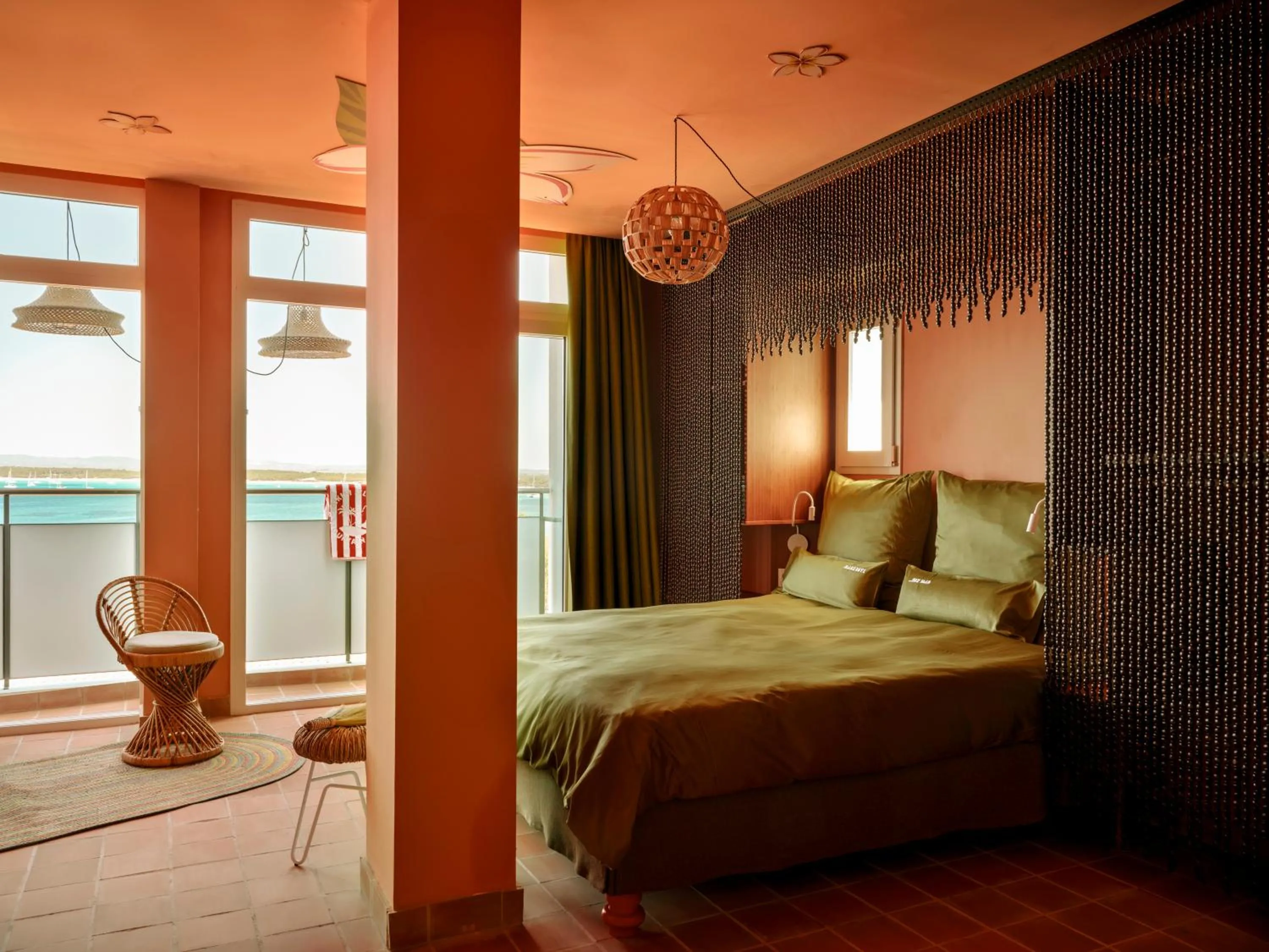 Bed in Bikini Island & Mountain Hotel Es Trenc -Adults only-