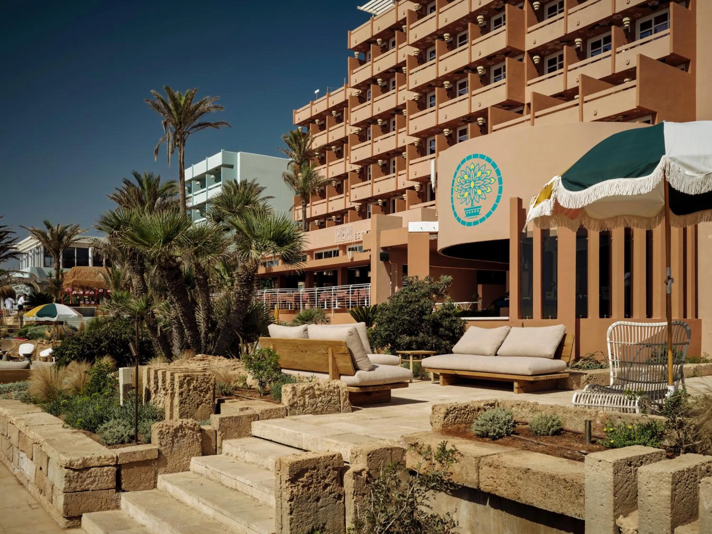 Balcony/Terrace in Bikini Island & Mountain Hotel Es Trenc -Adults only-