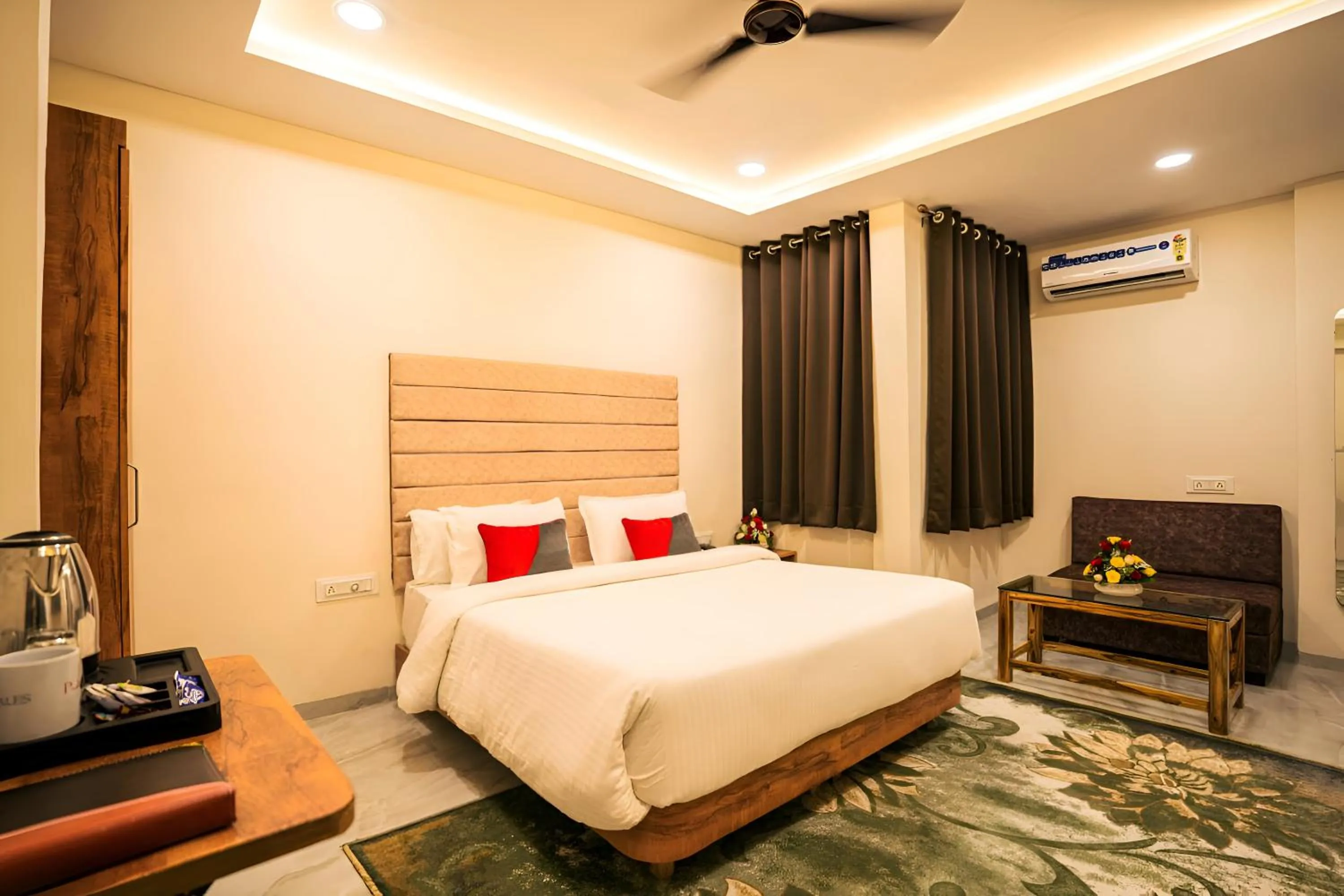 Bed in The Havelock Hotel, Vijay Nagar