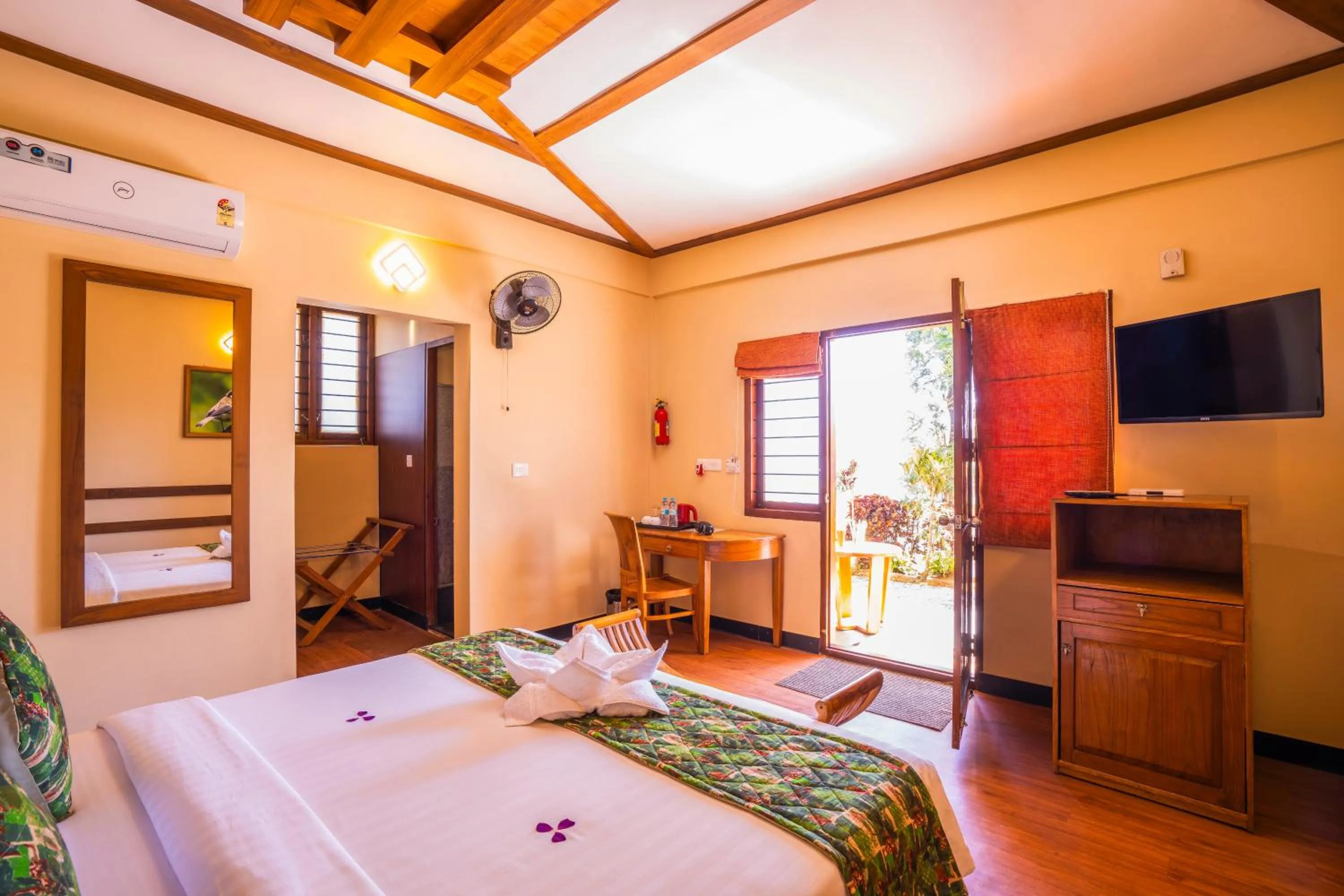 Bed in Winter Vale Green Stay Resorts